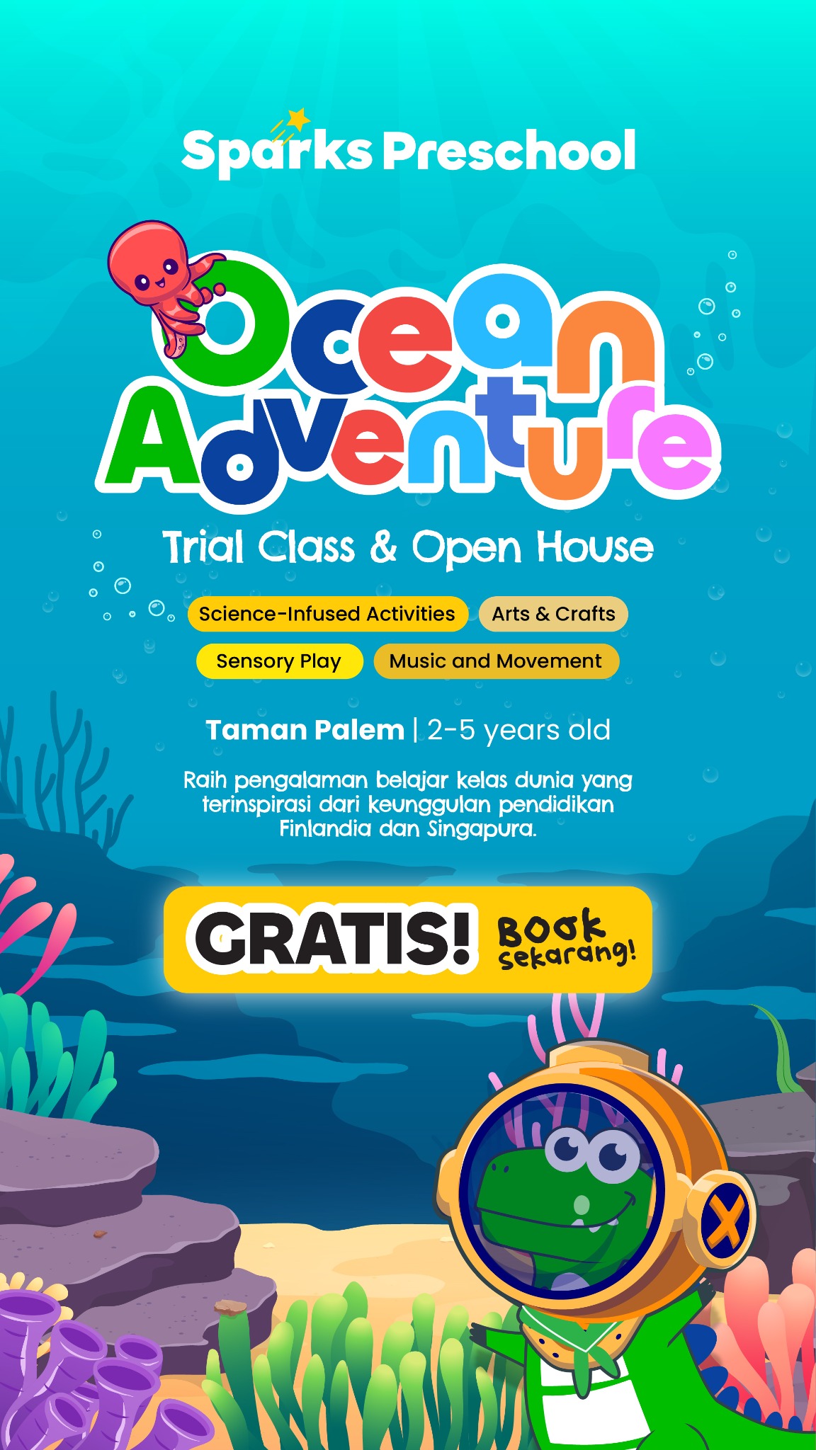 Sparks Preschool Facebook ad