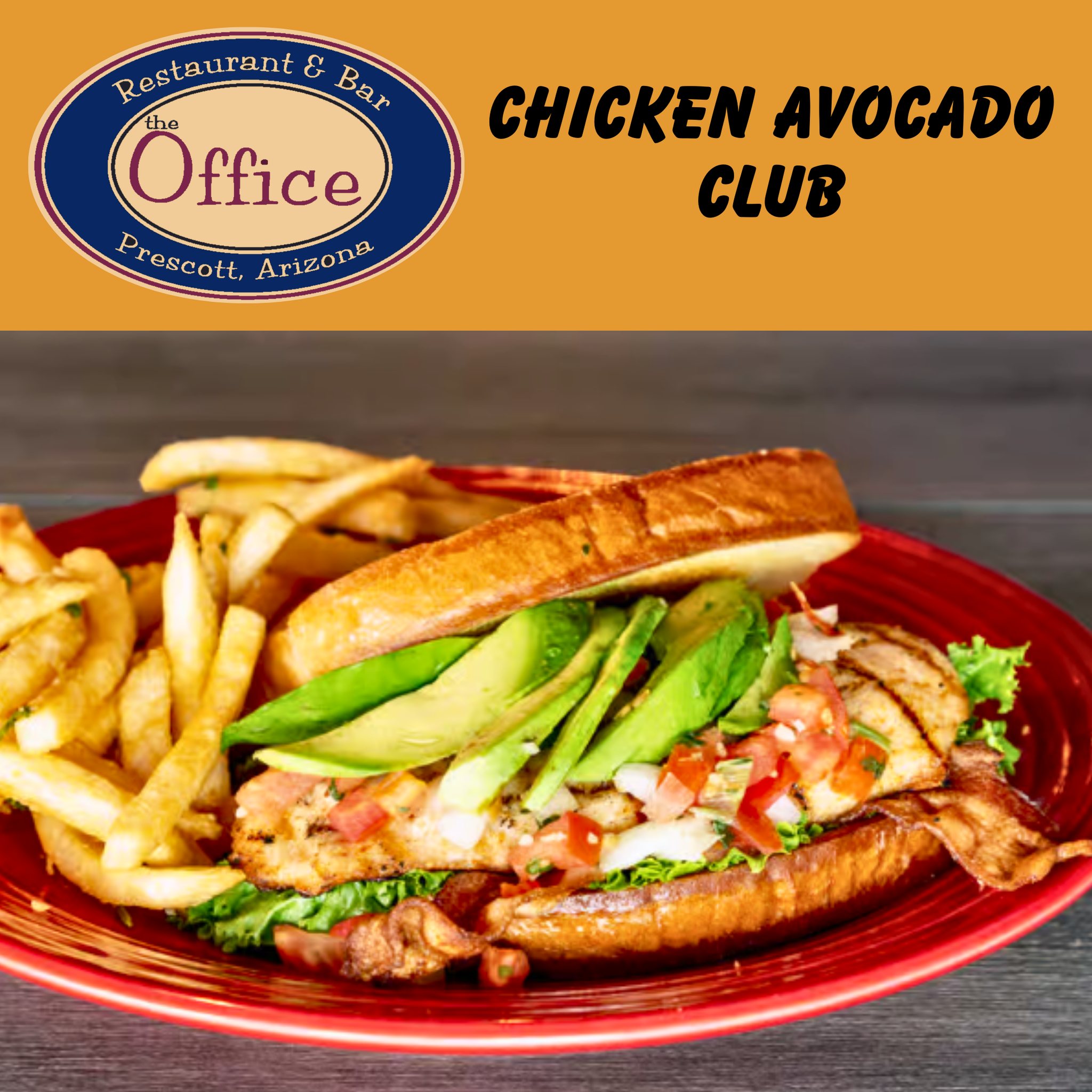 The Office Restaurant & Bar Facebook ad: The Office Restaurant | Salsa • Spirits • Sports