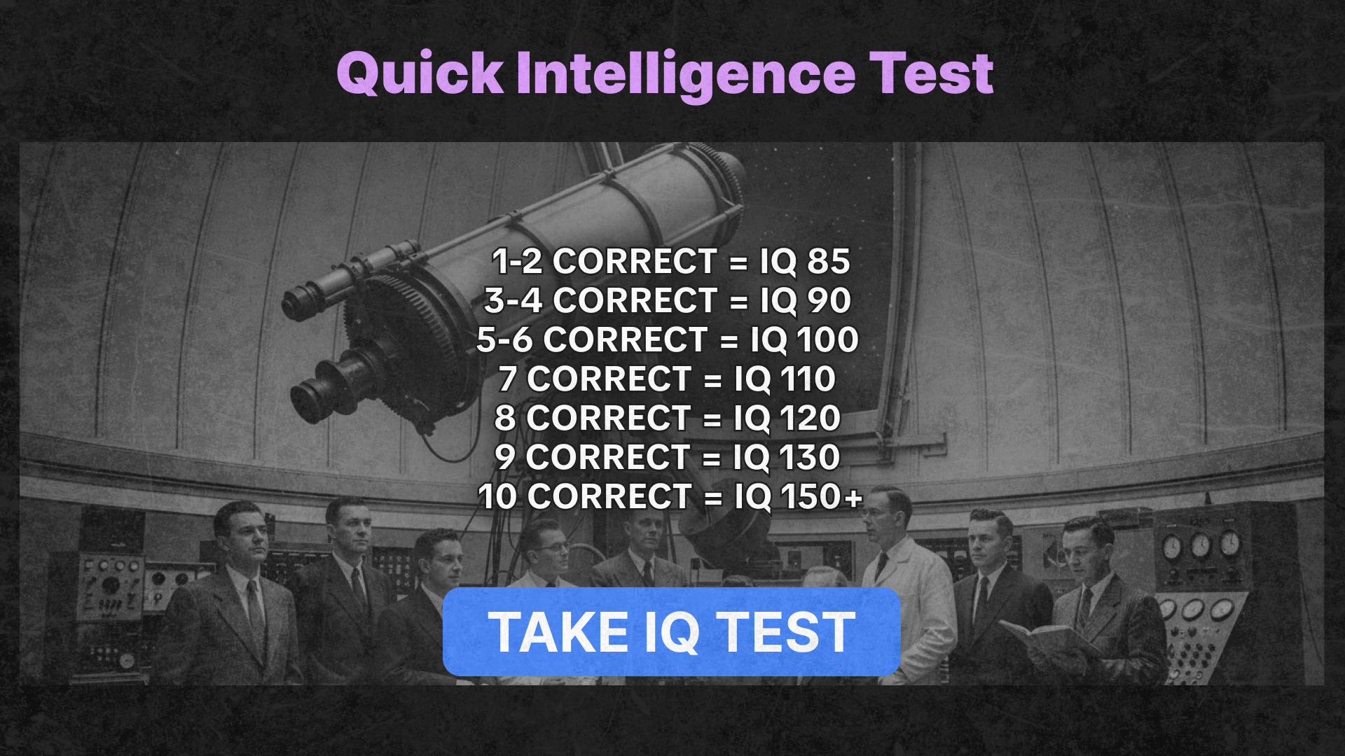 My IQ Facebook ad