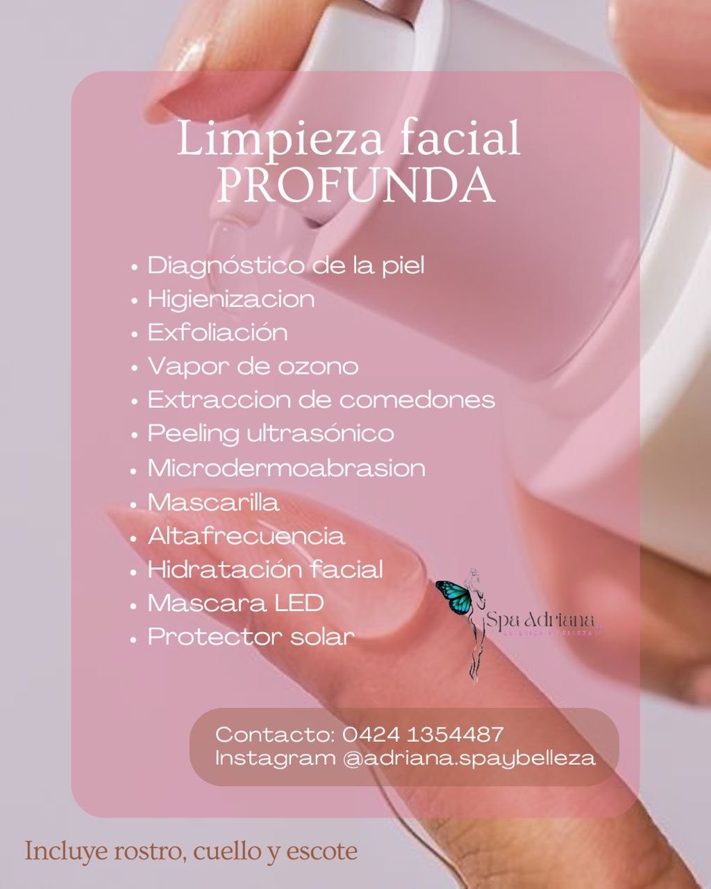 Adriana Spa y Belleza Facebook ad: ¡Devuélvele la vitalidad a tu piel!