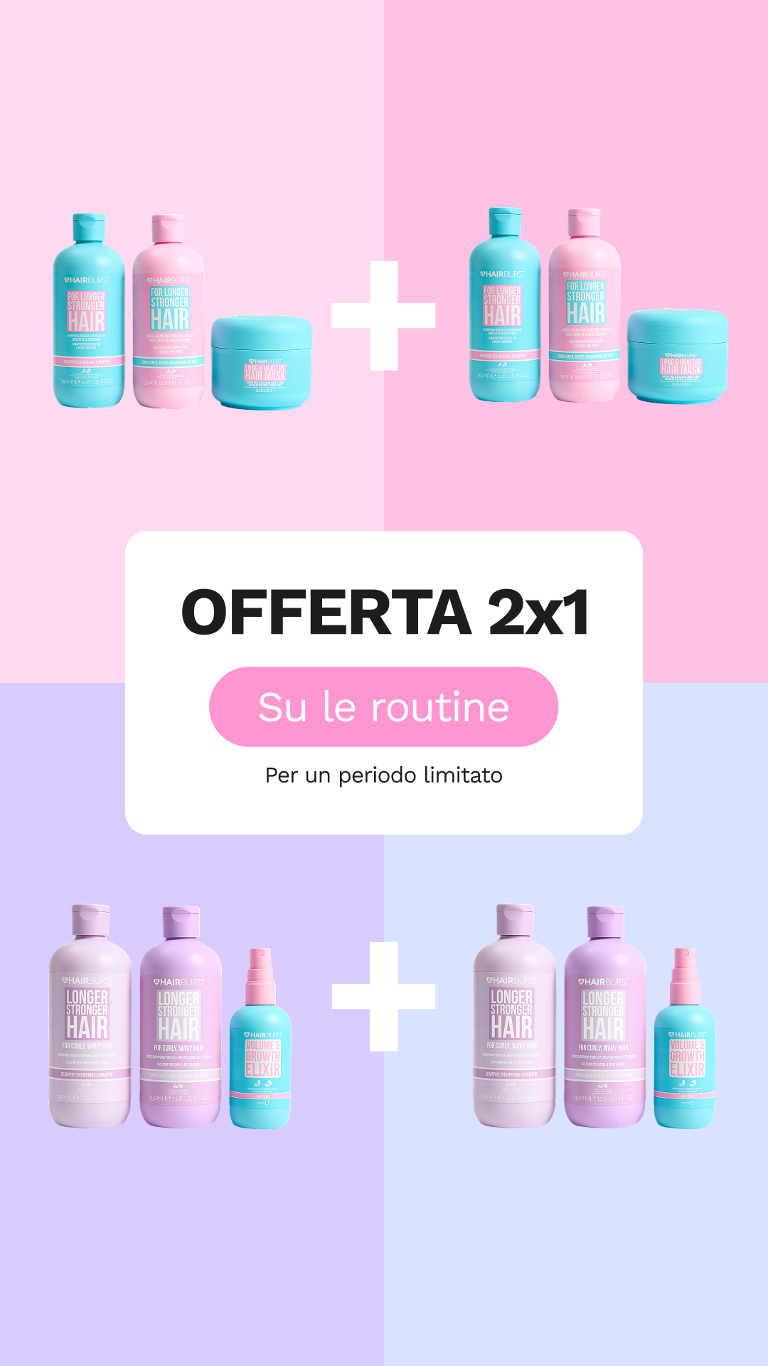 Hairburst Italia Facebook ad