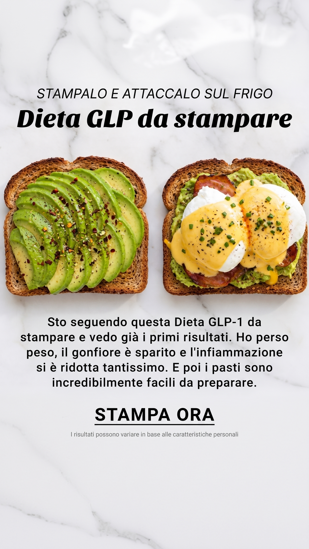 Eat Smart Every Day Facebook ad: Bastano 2 settimane per fare la differenza!