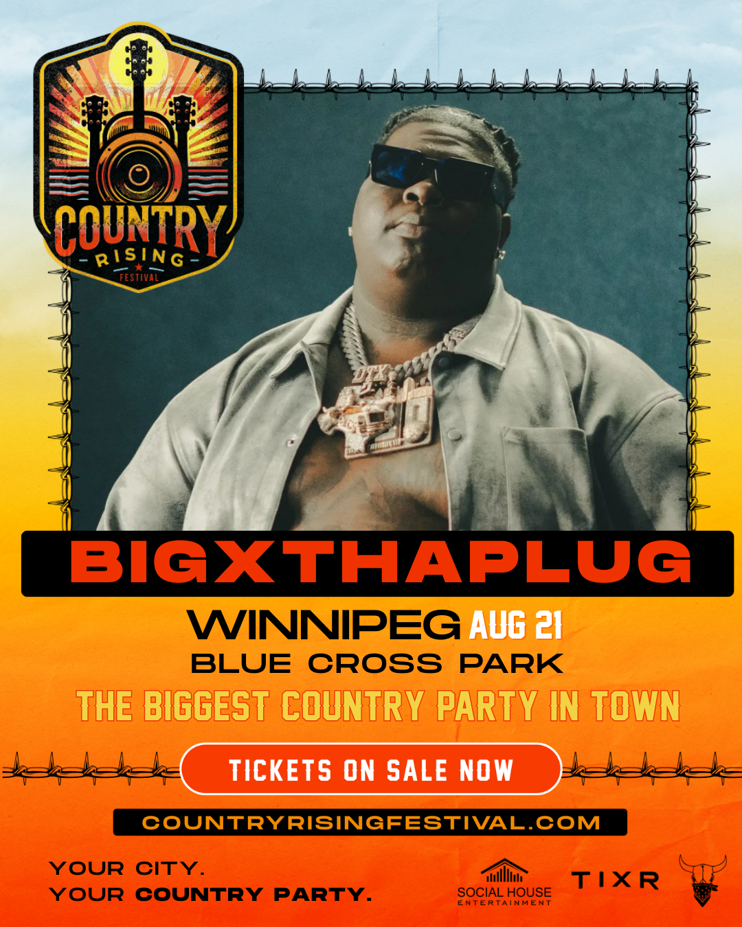 Country Rising Fest : Winnipeg Facebook ad