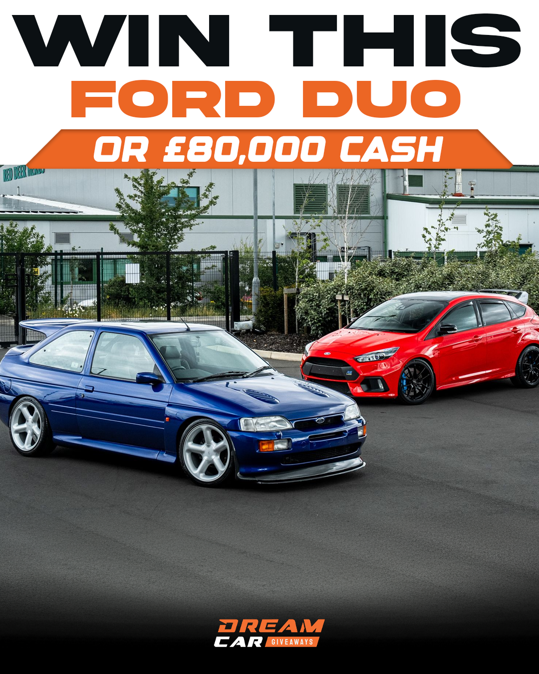 Dream Car Giveaways Facebook ad