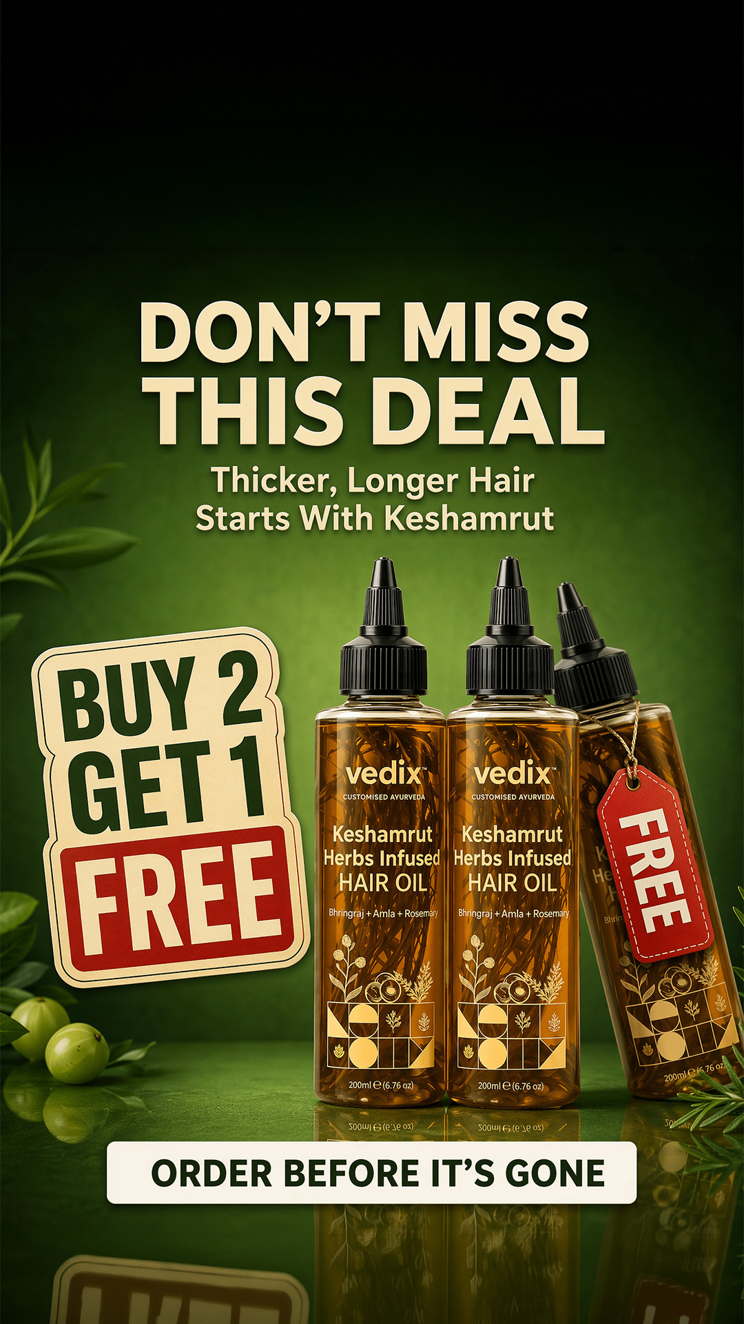 Vedix Wellness Facebook ad