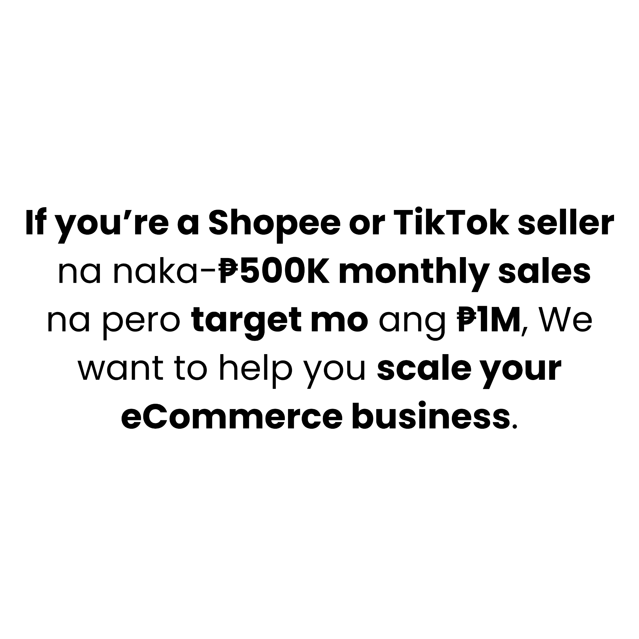 ECOM Accelerator Facebook ad