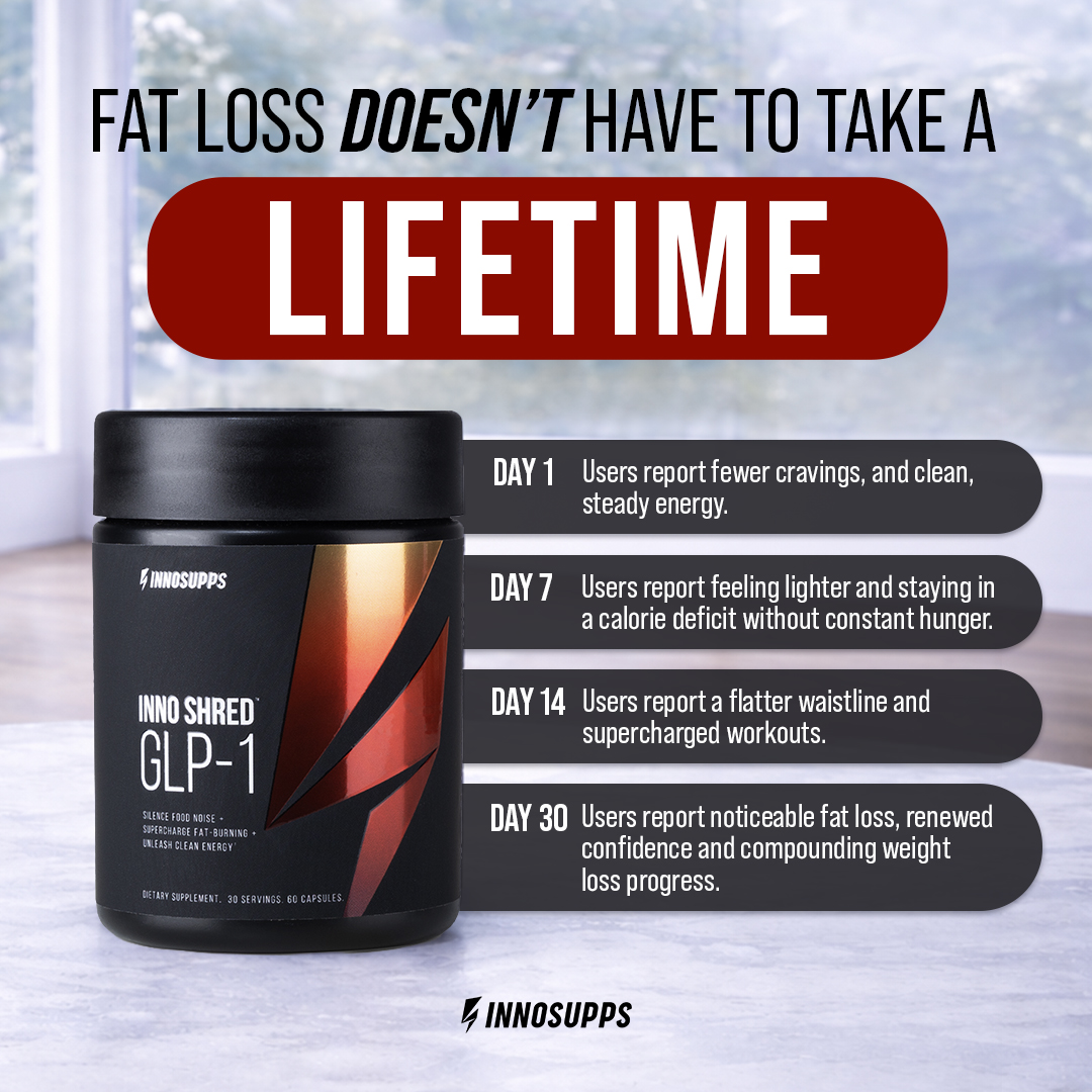 Inno Supps Inno Shred Facebook ad