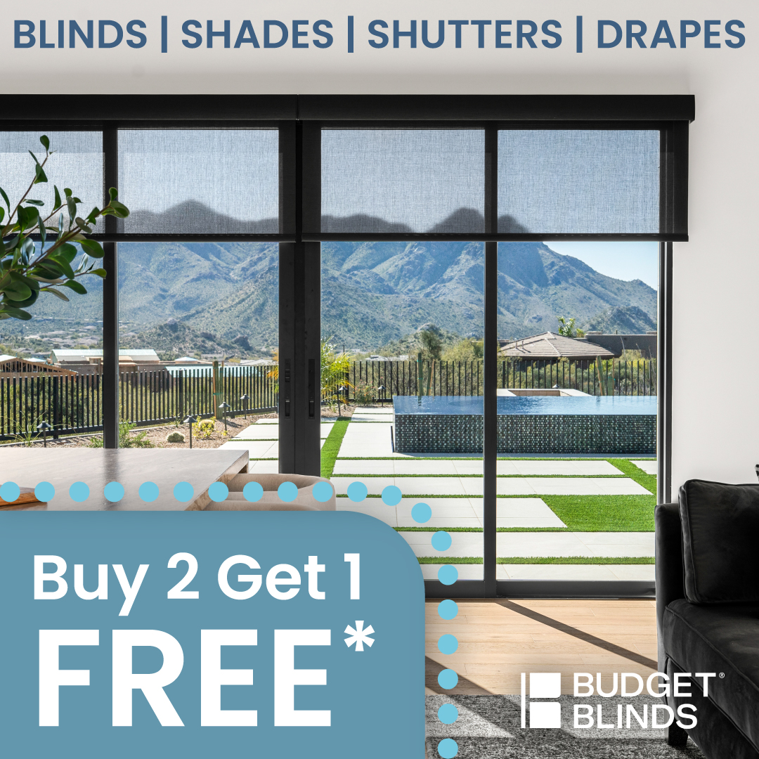 Budget Blinds Facebook ad: Our Biggest Sale of the Year!