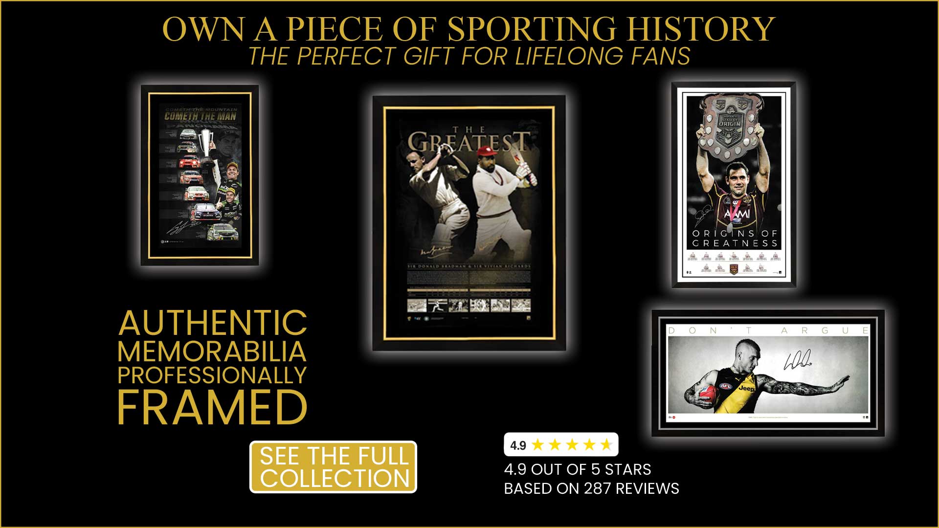 Exclusive Signings Facebook ad