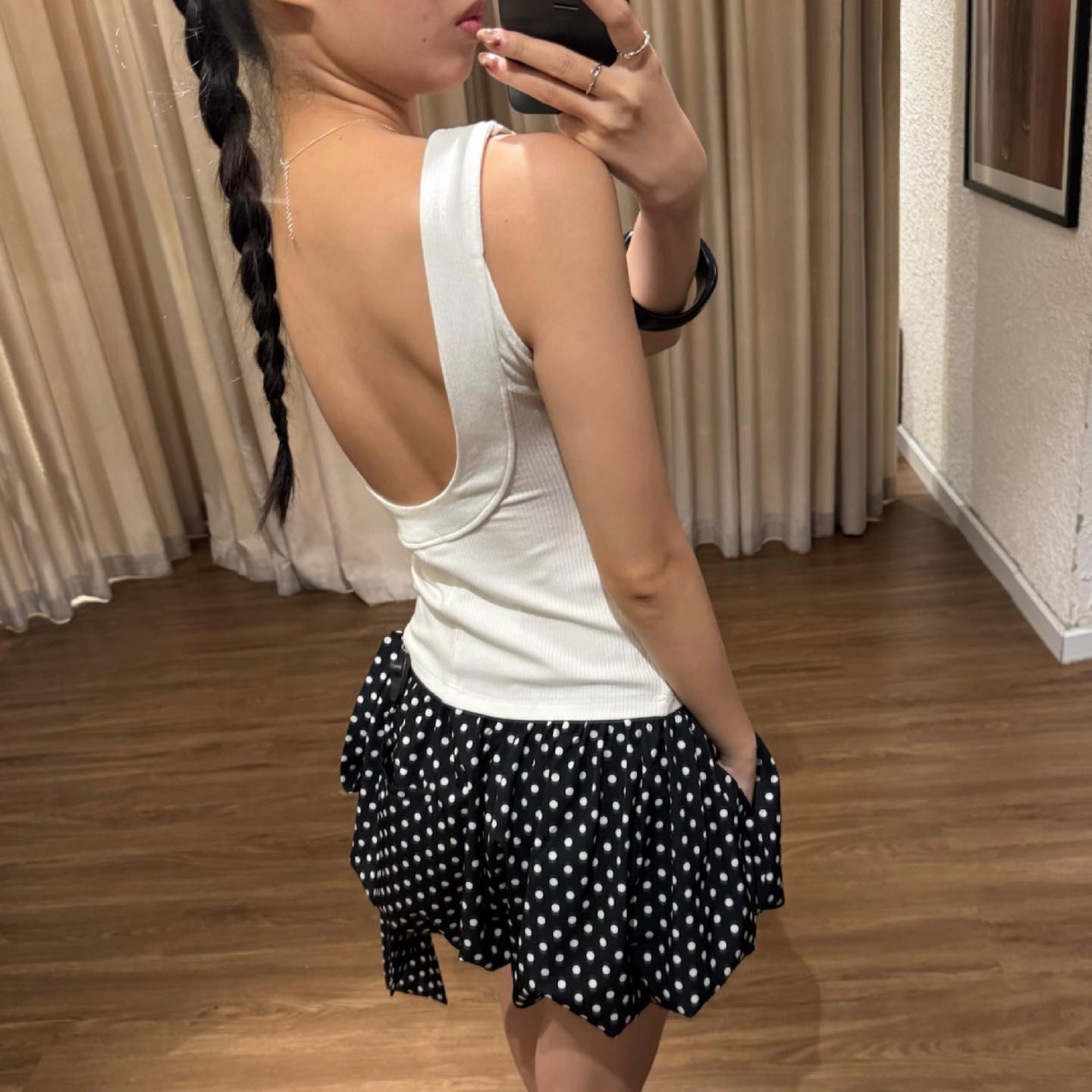 LÀMINAPPAREL Facebook ad: Panel Tank Top x Polka Dot Bubble Shorts