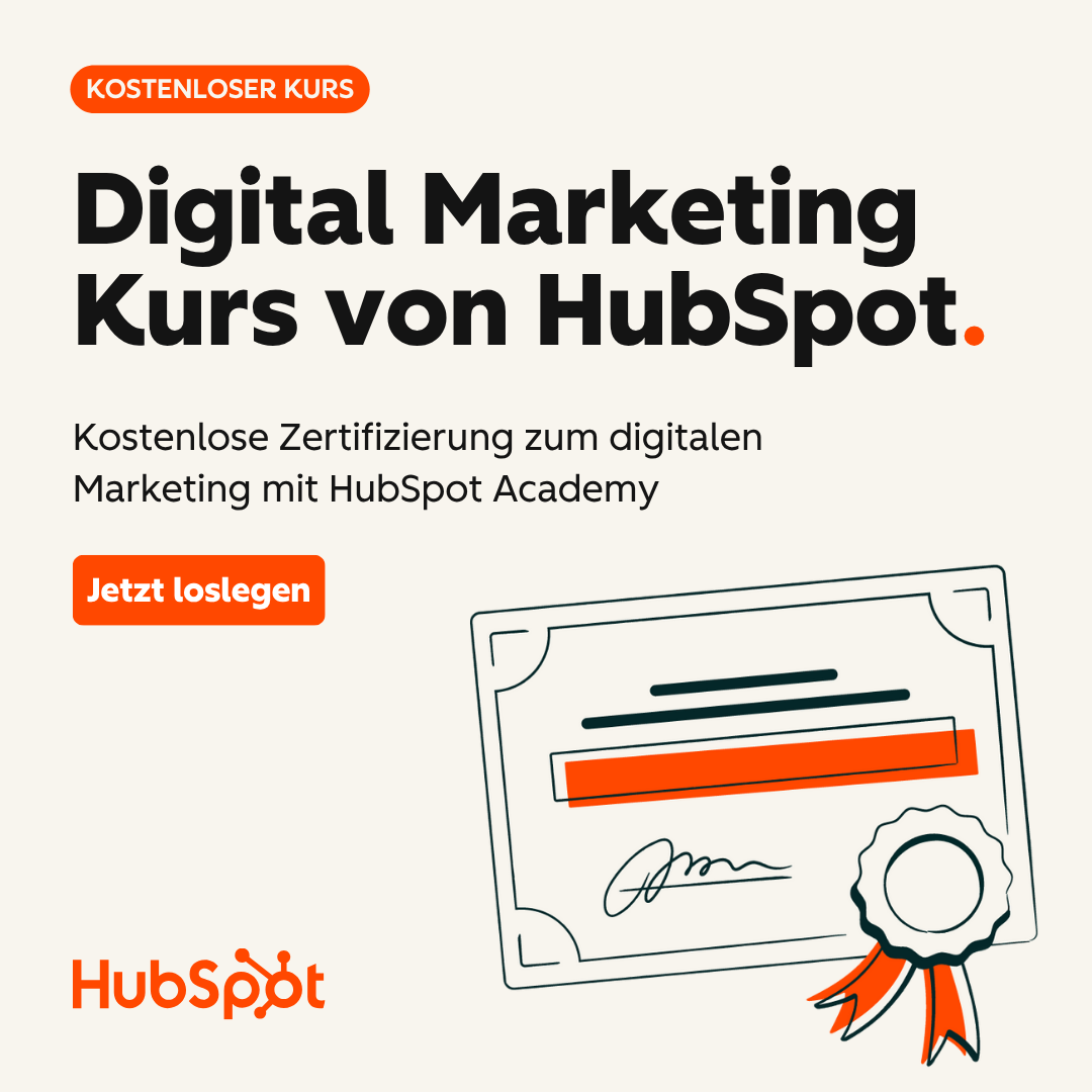 HubSpot Facebook ad