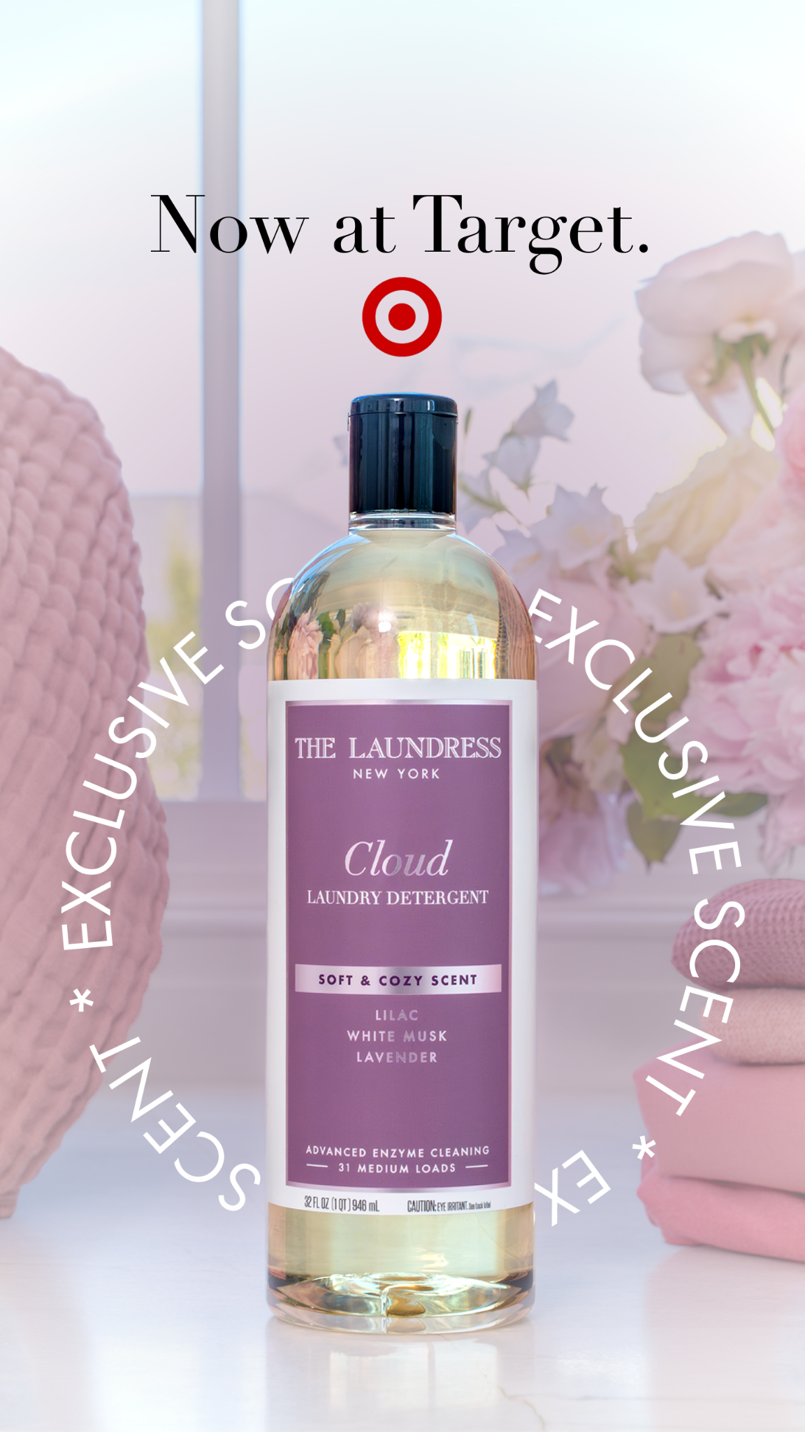 The Laundress Facebook ad: Cloud: Our Target-Exclusive Scent
