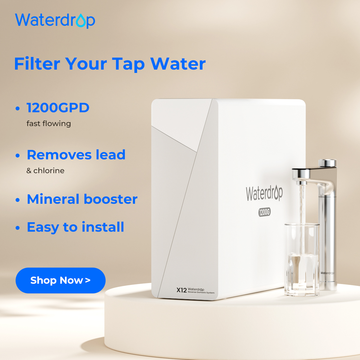 Waterdrop Filter Facebook ad