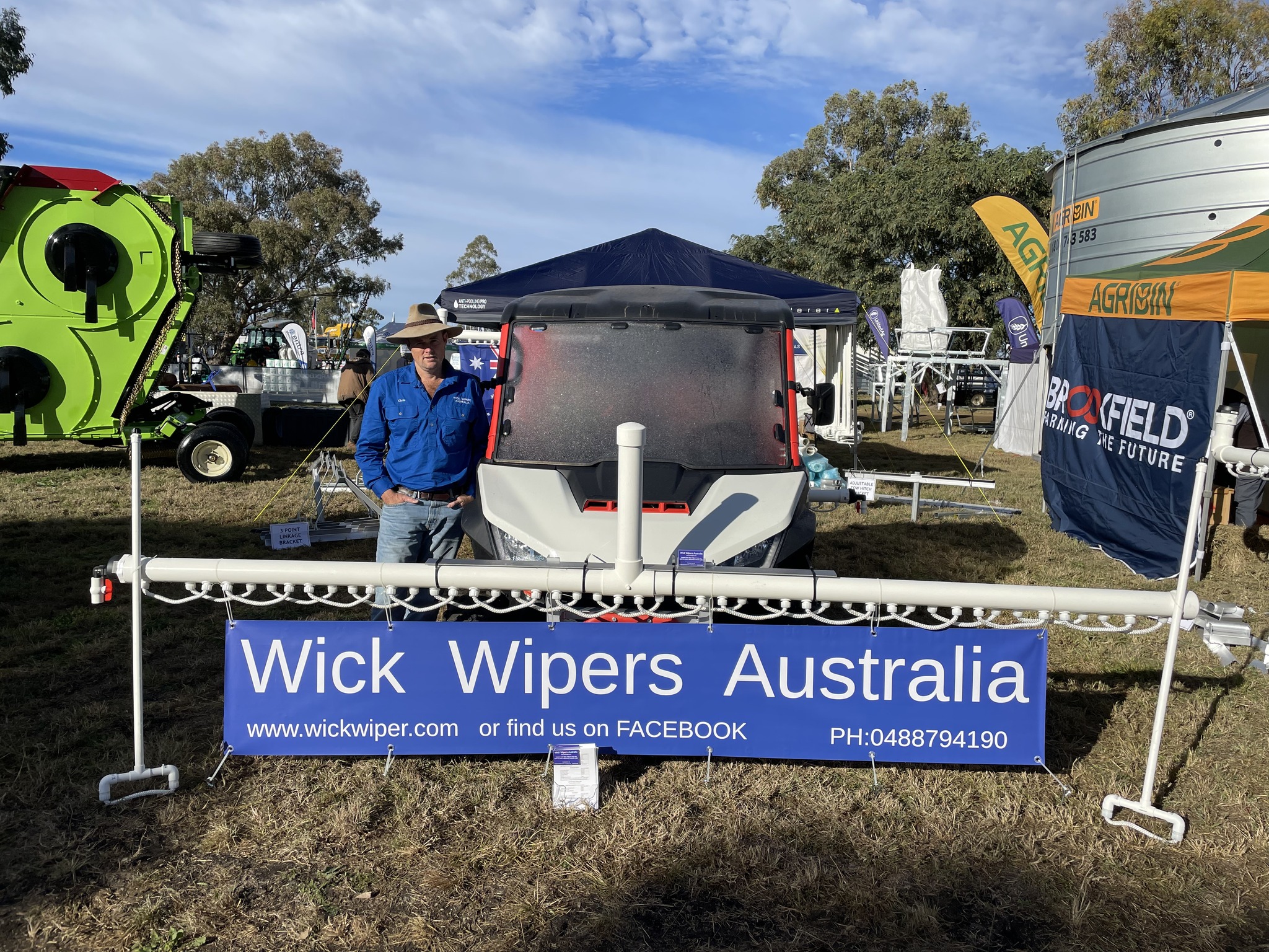 Wick Wipers Australia Facebook ad: Custom Built Wick Wipers built here in Australia…