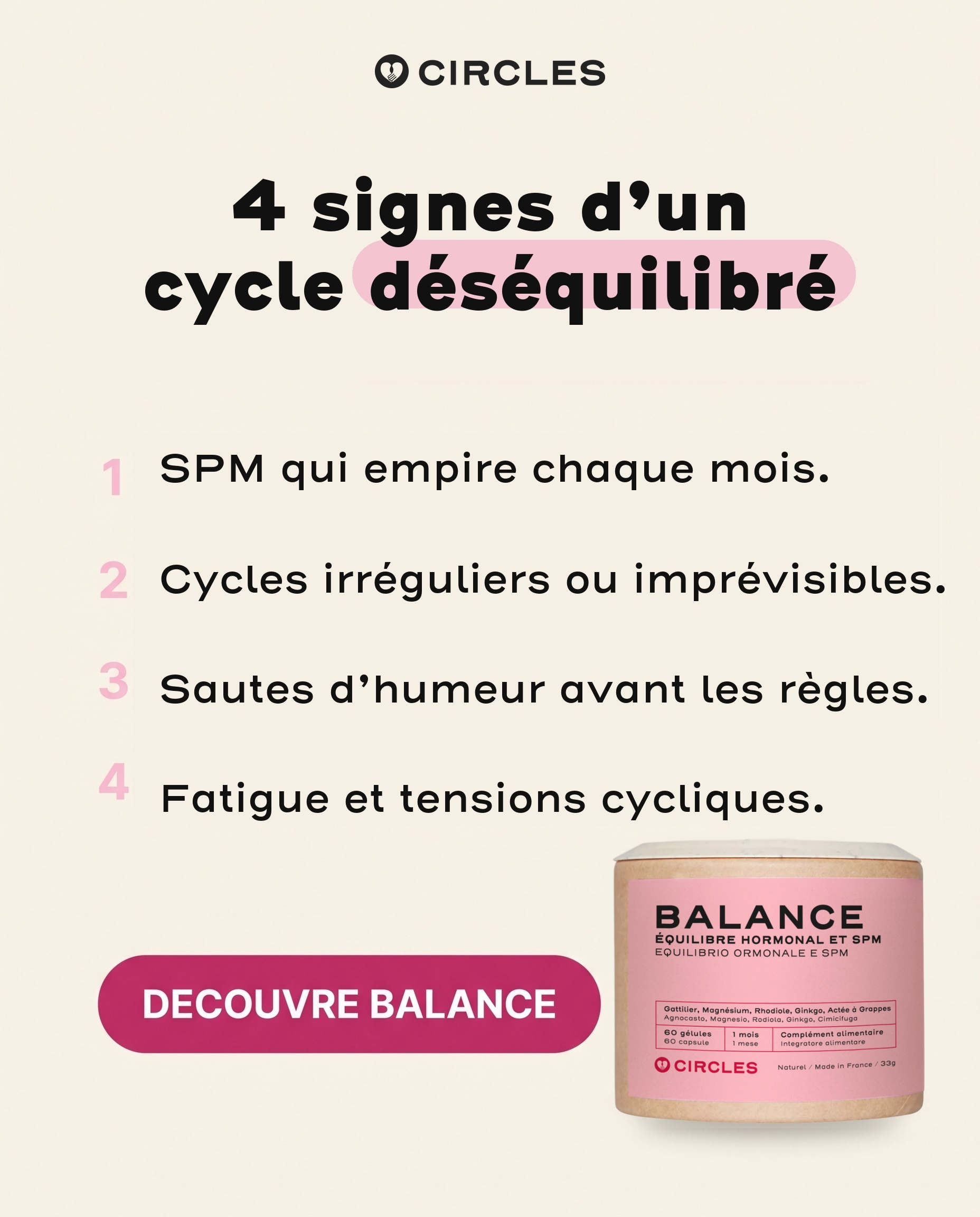 Circles Facebook ad