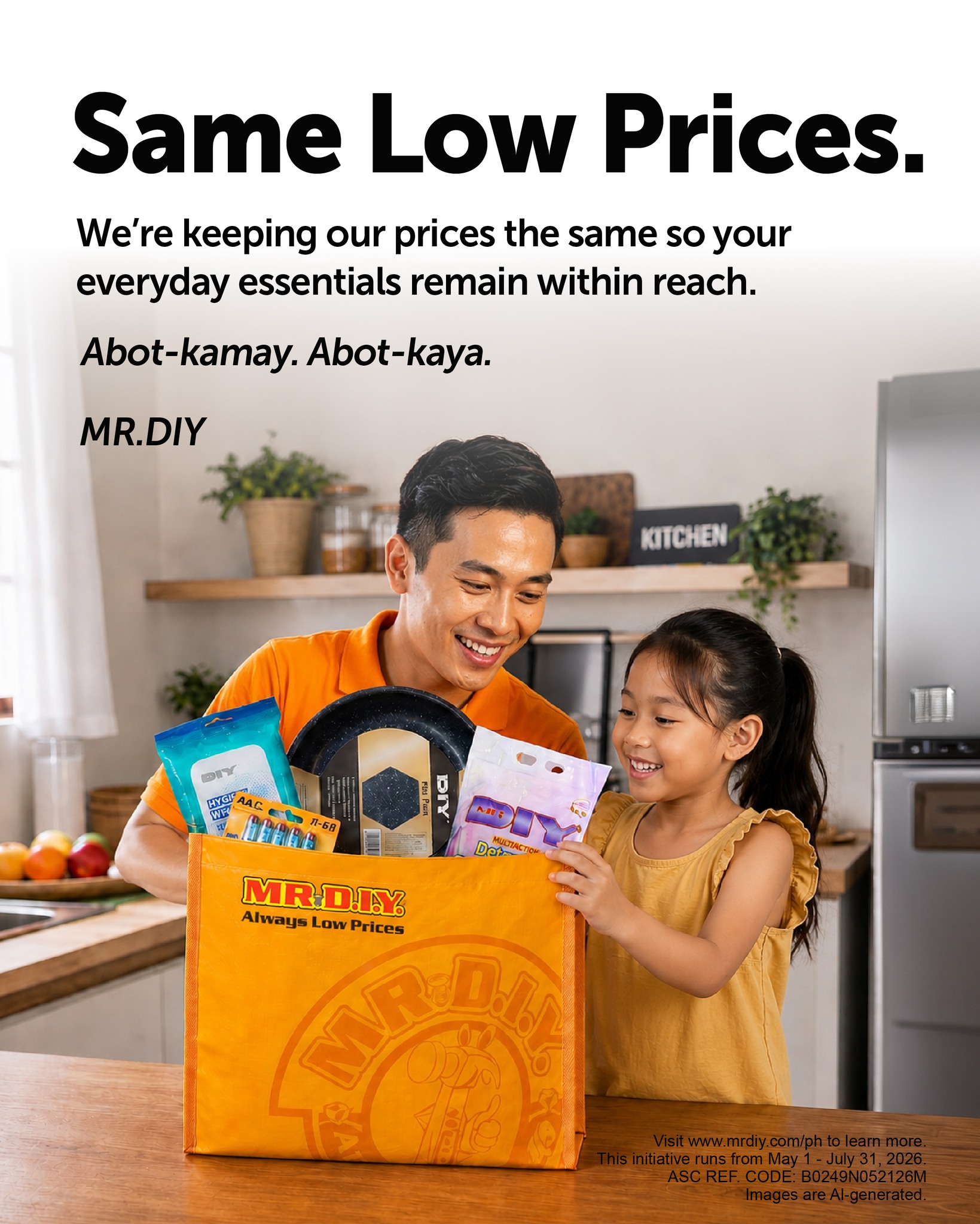 MR DIY Facebook ad: At MR.DIY, prices remain the same so Filipino…