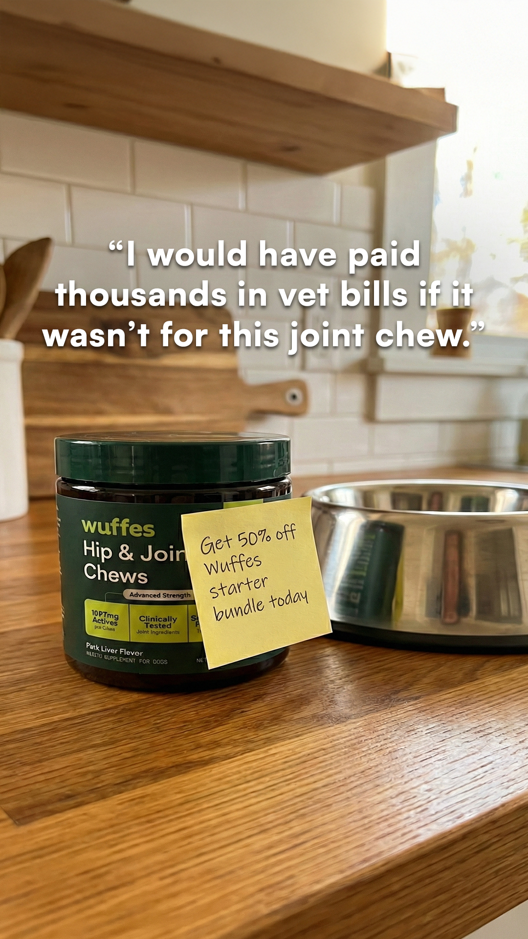 Wuffes Facebook ad