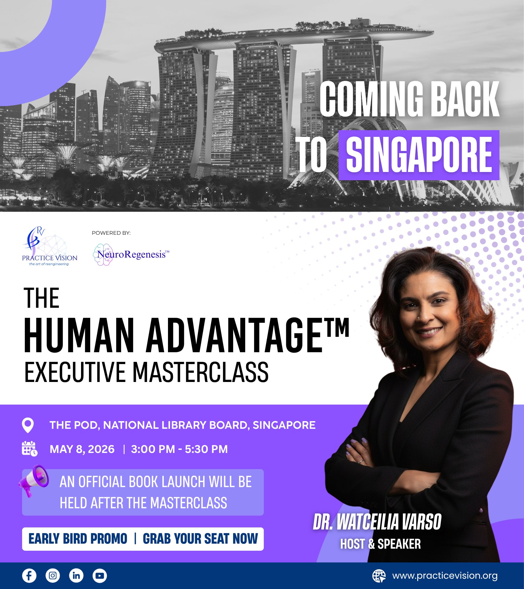 Practice Vision-The Art of Reengineering Facebook ad: The Human Advantage Executive Masterclass - Singapore