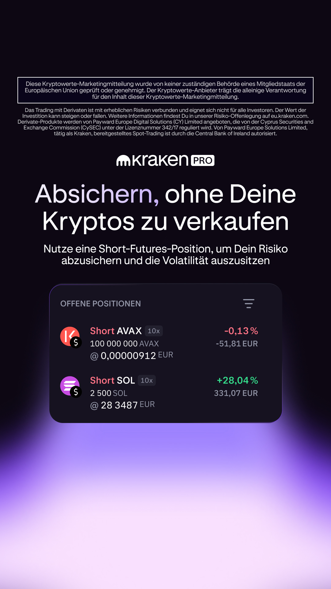 Kraken Digital Asset Exchange Facebook ad