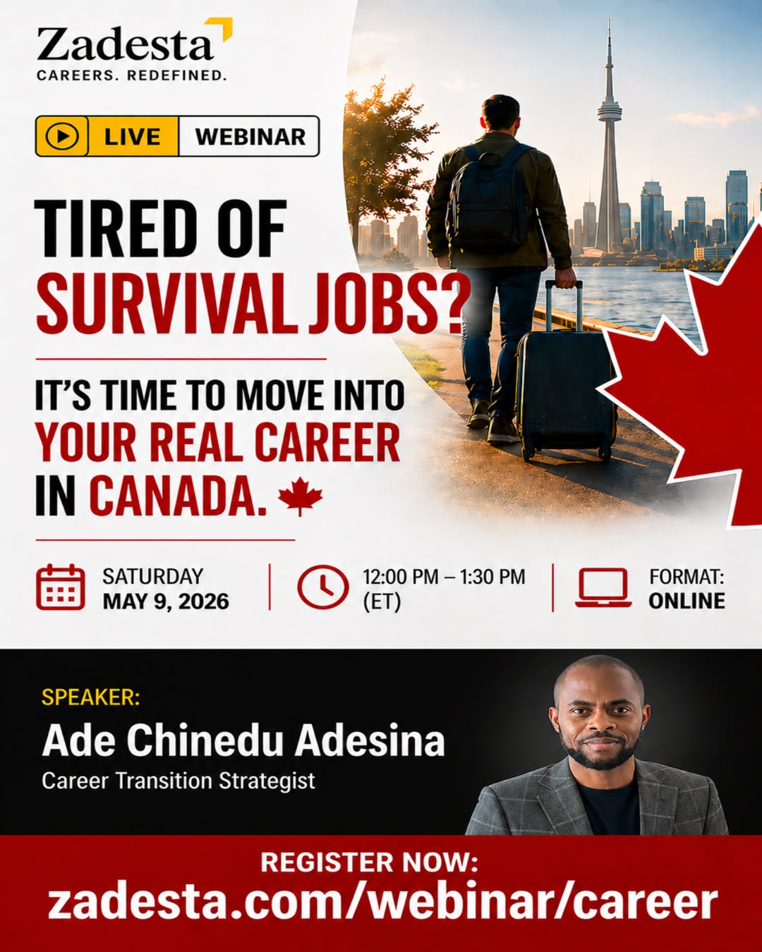 ZadestaGroup Facebook ad: Zadesta Career Webinar