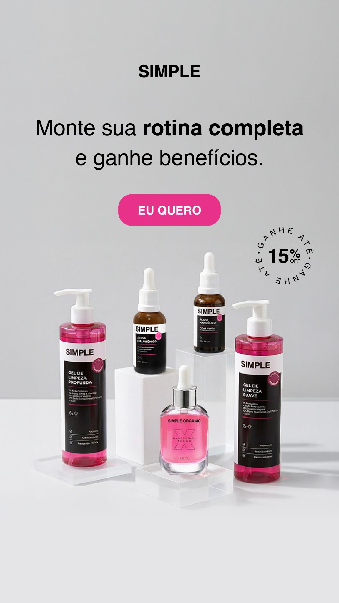 Simple Organic Beauty Facebook ad