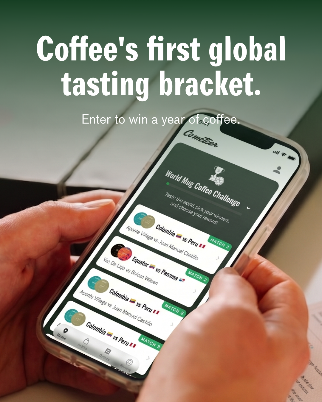 Cometeer Facebook ad