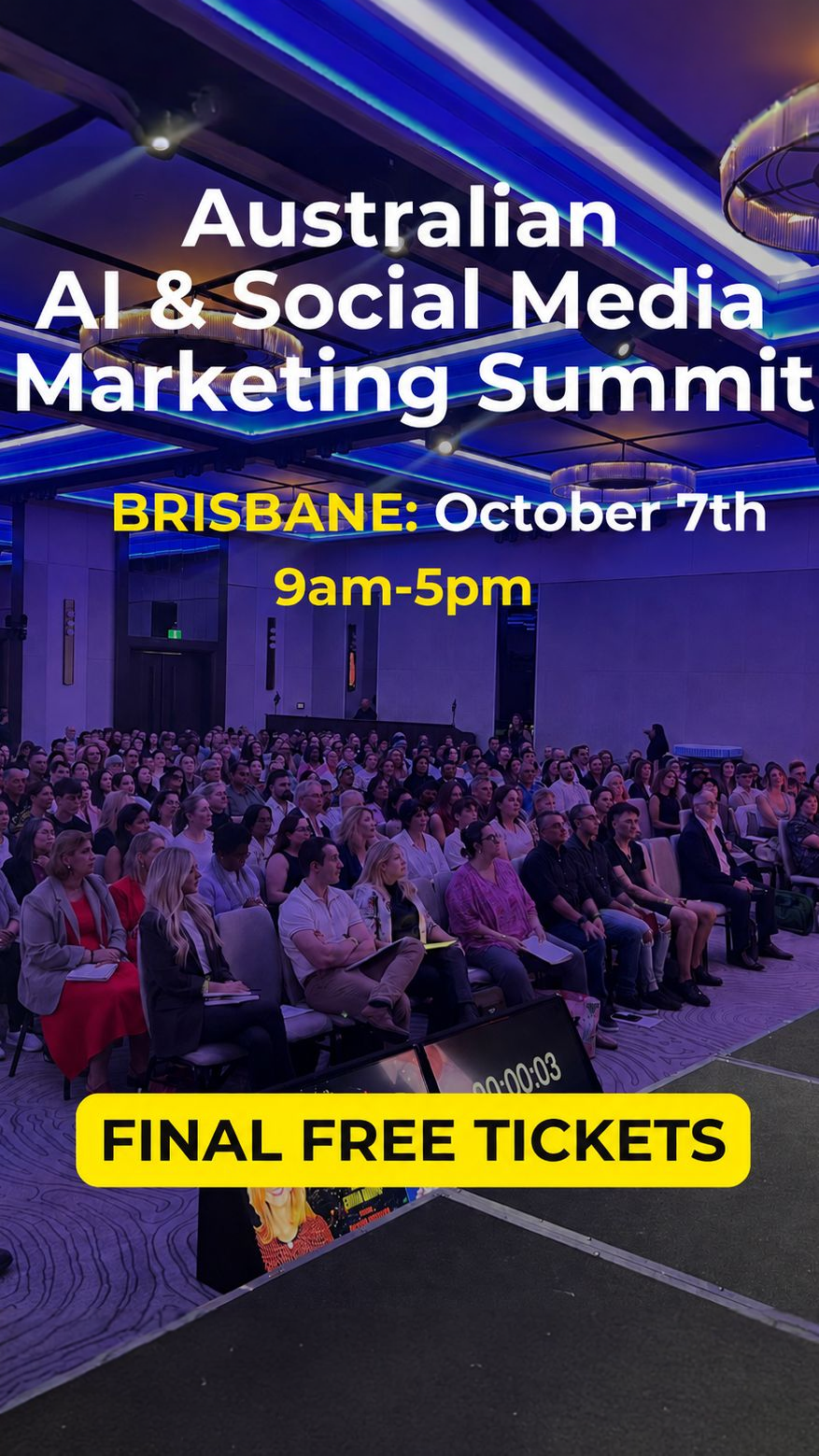 Ethan Donati Facebook ad: Last Chance: Your FREE Ticket to The Australian Social…