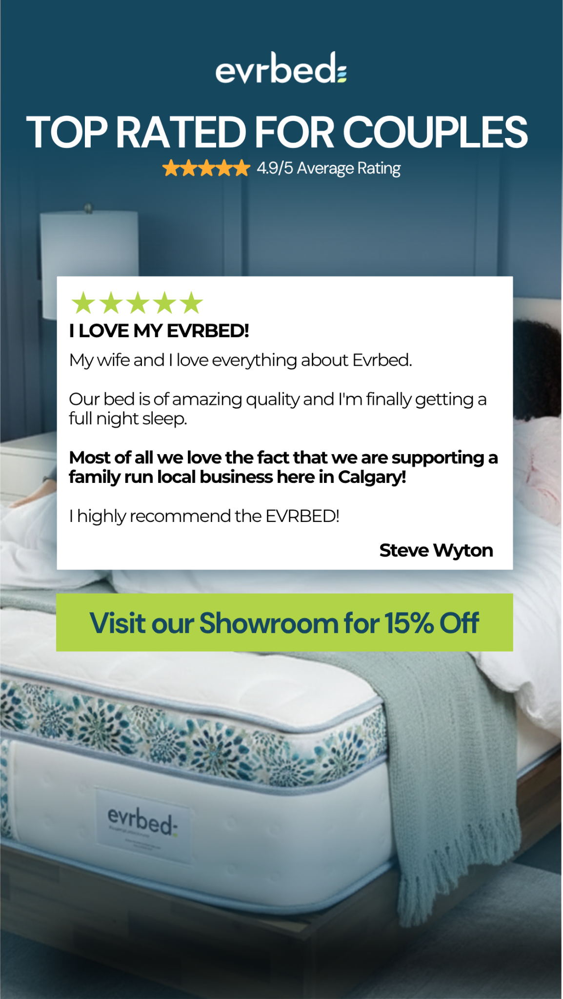 Evrbed Facebook ad from Jun 2, 2026