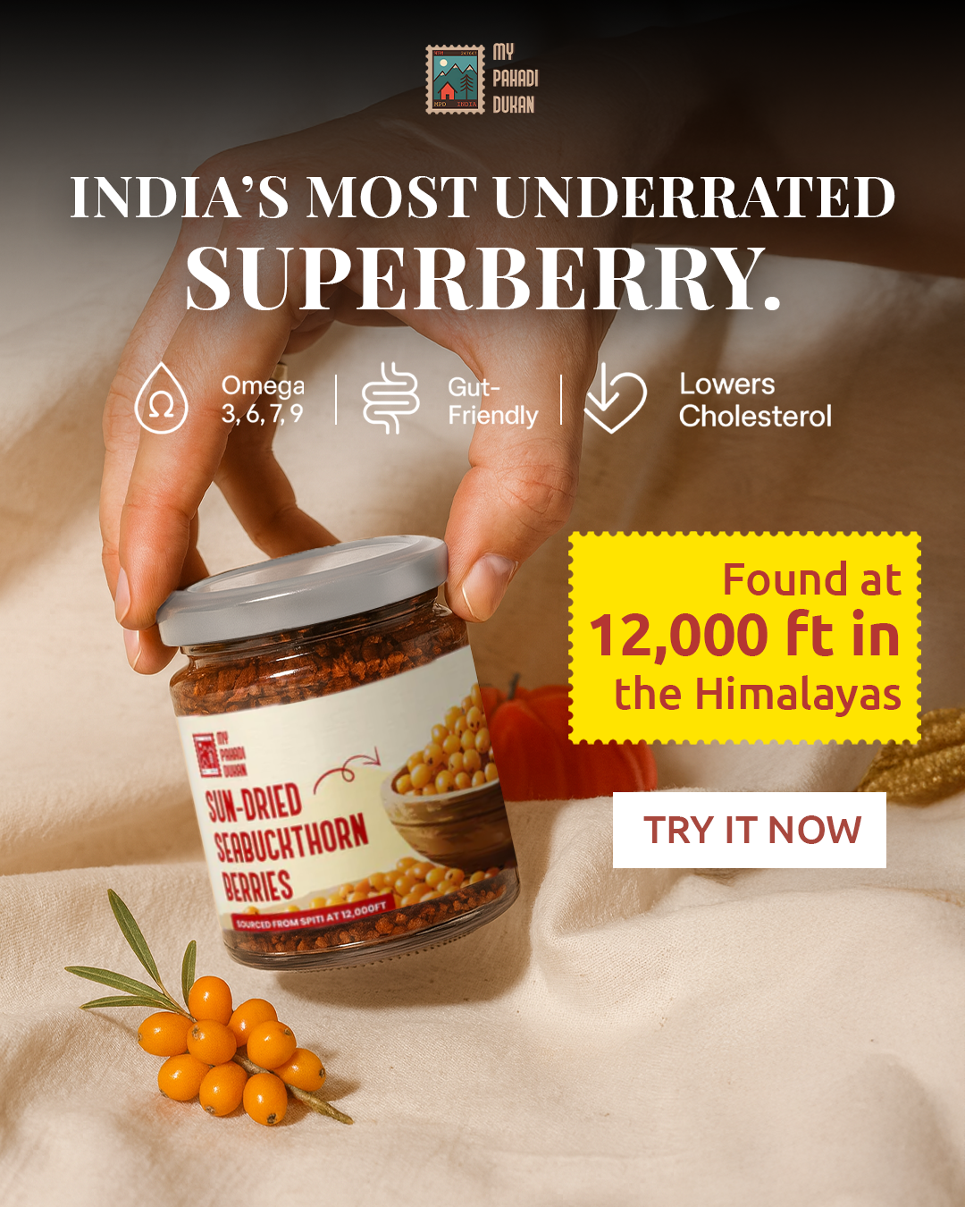 My Pahadi Dukan Facebook ad