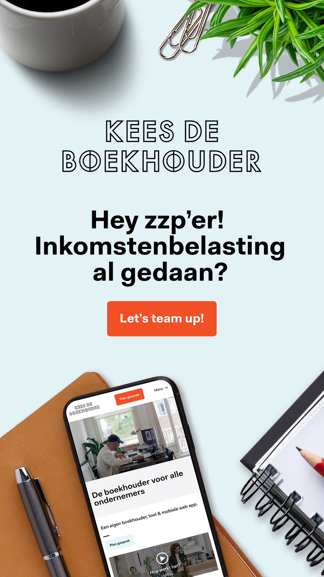 Kees de Boekhouder Facebook ad