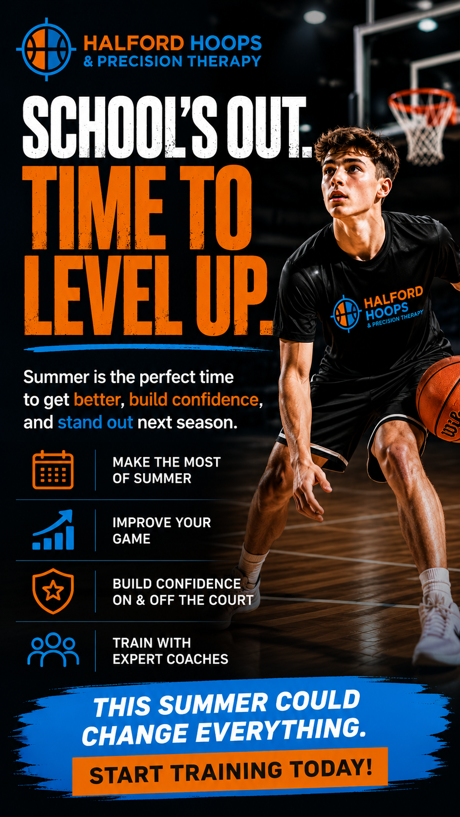 Halford Hoops & Precision Therapy Facebook ad