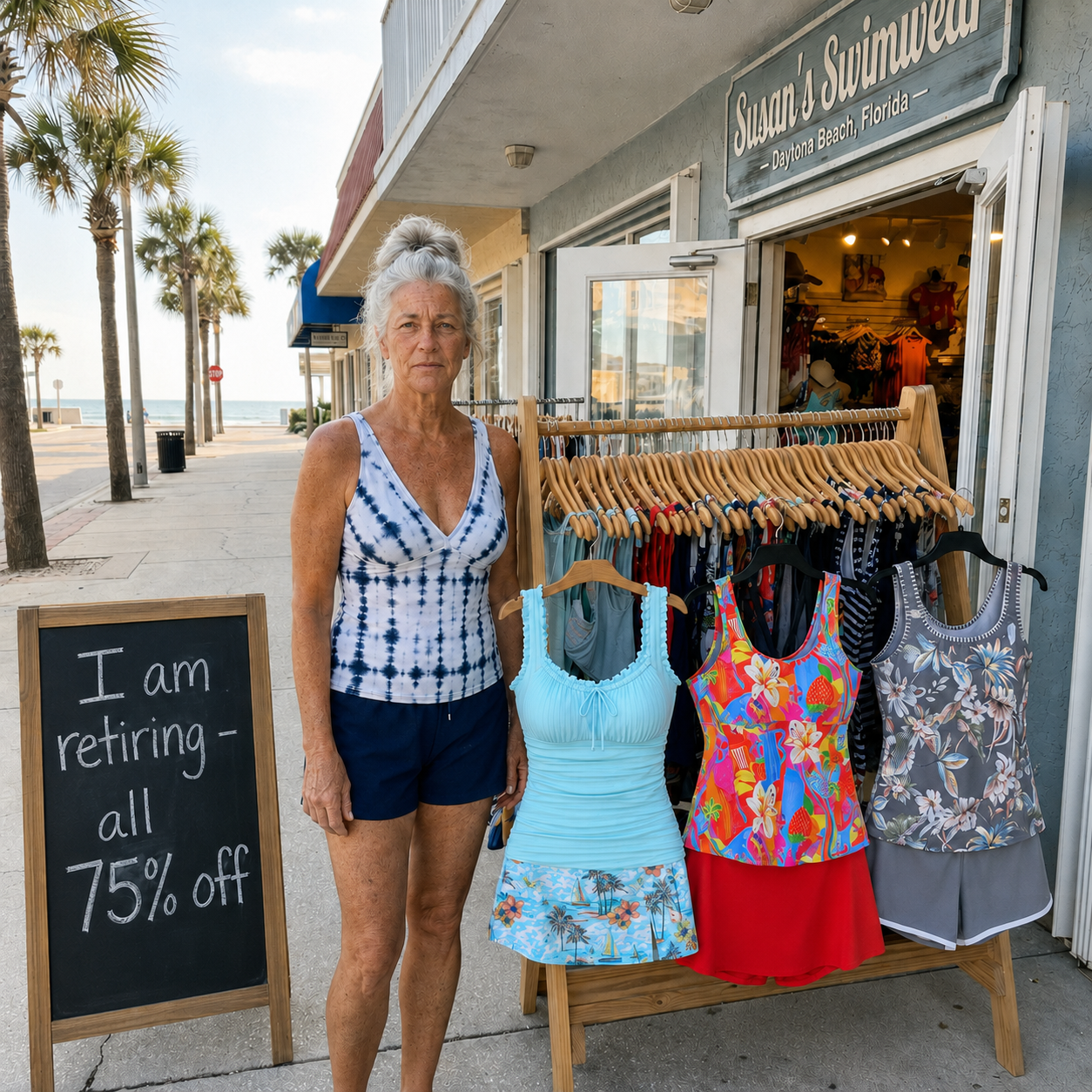 Susan Simmons Facebook ad: Susan's Swimwear Is Closing After 11 Years