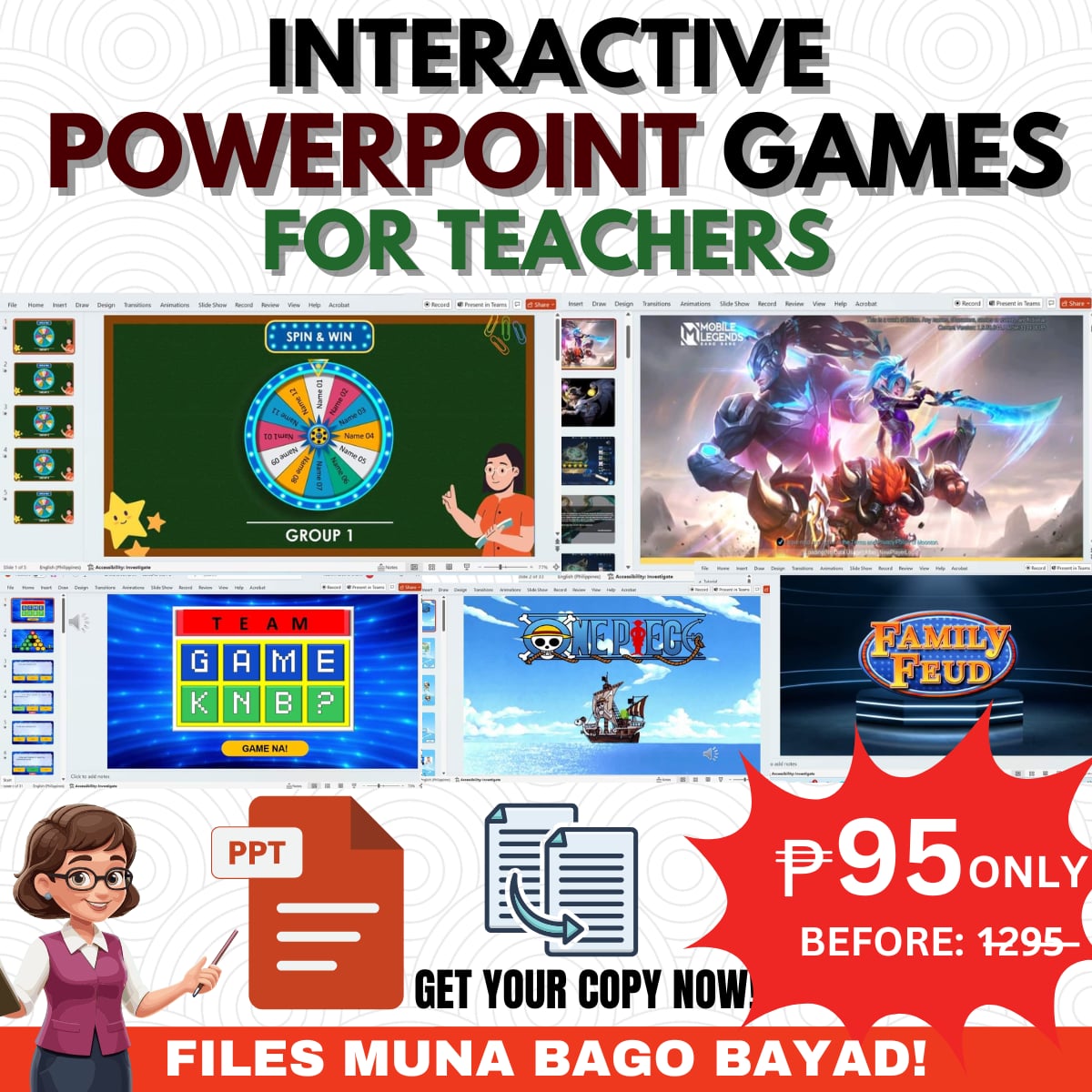 Bright Ideas for Educators Facebook ad: Level up your teaching gamit ang aming Interactive…