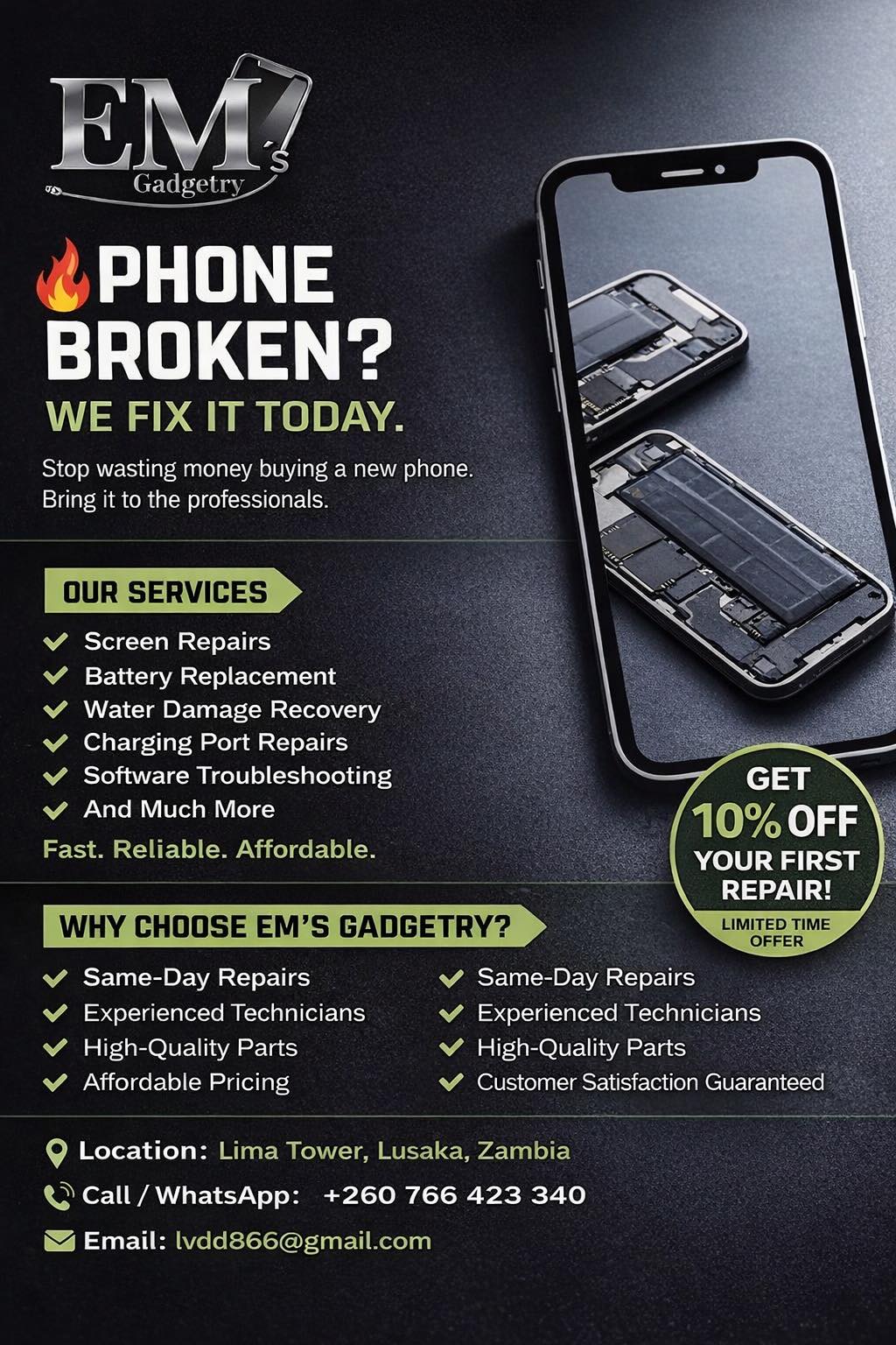 EM’s Gadgetry Facebook ad: EM’s Gadgetry is a destination for the latest…