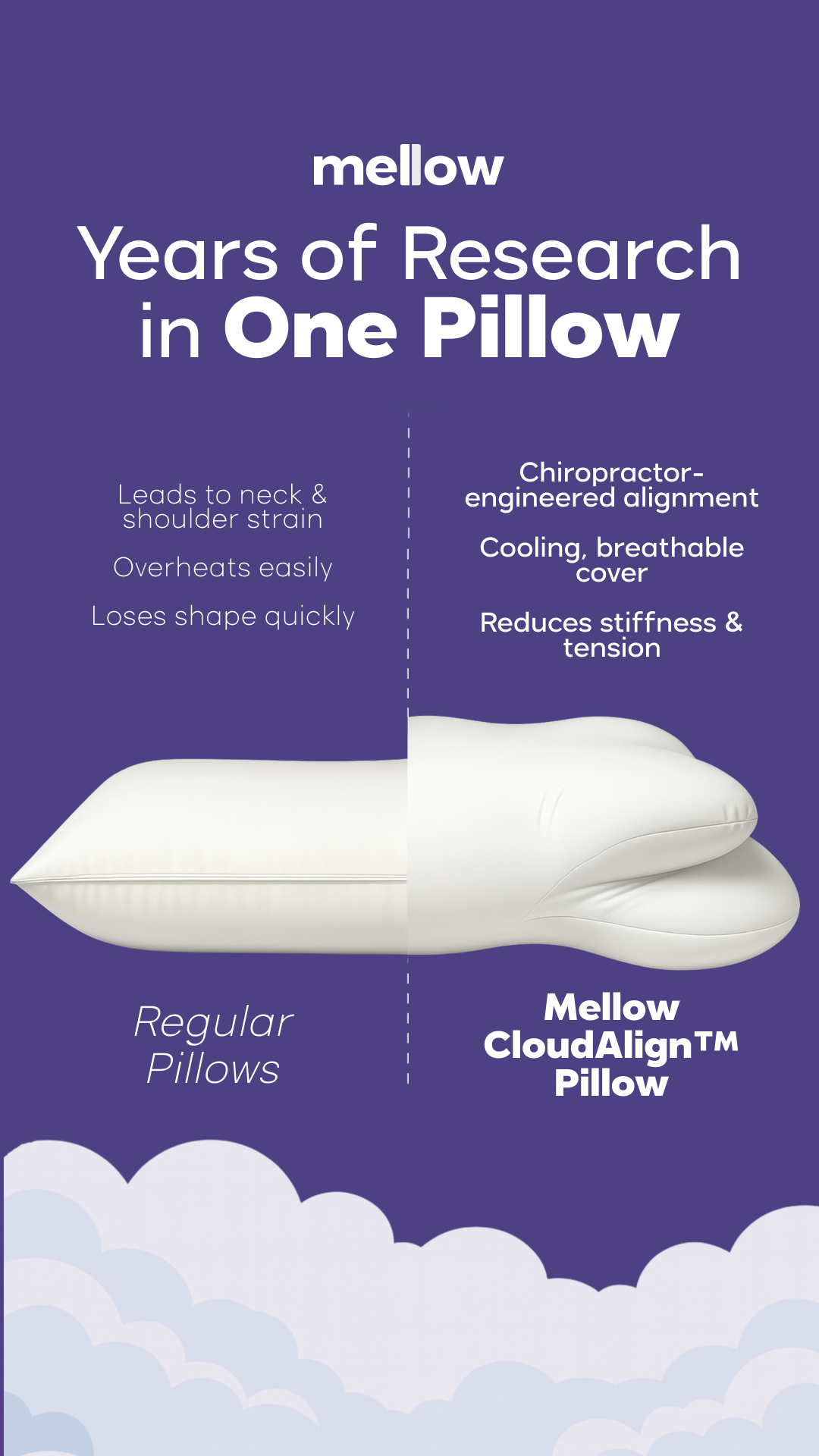 Mellow Cloud Align Pillow Facebook ad