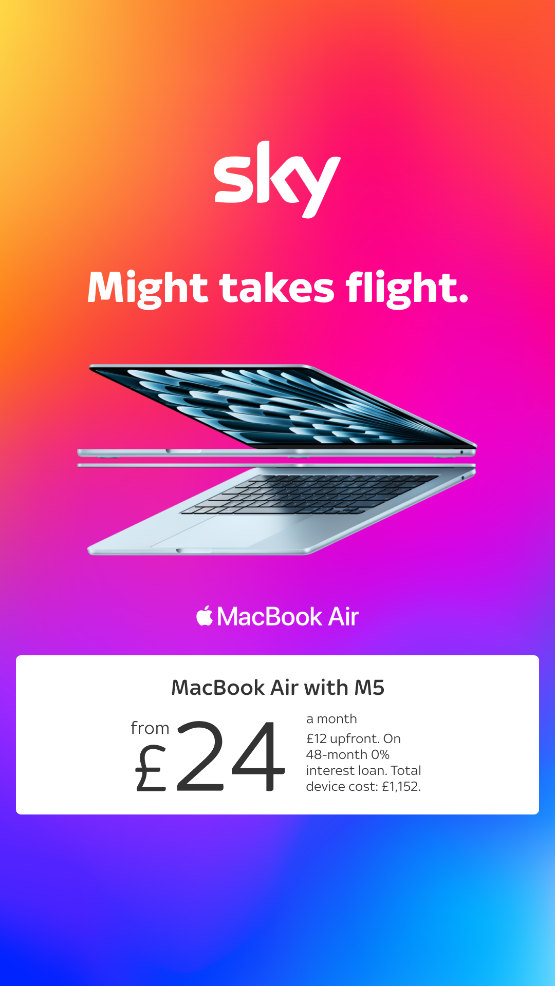 Sky Facebook ad
