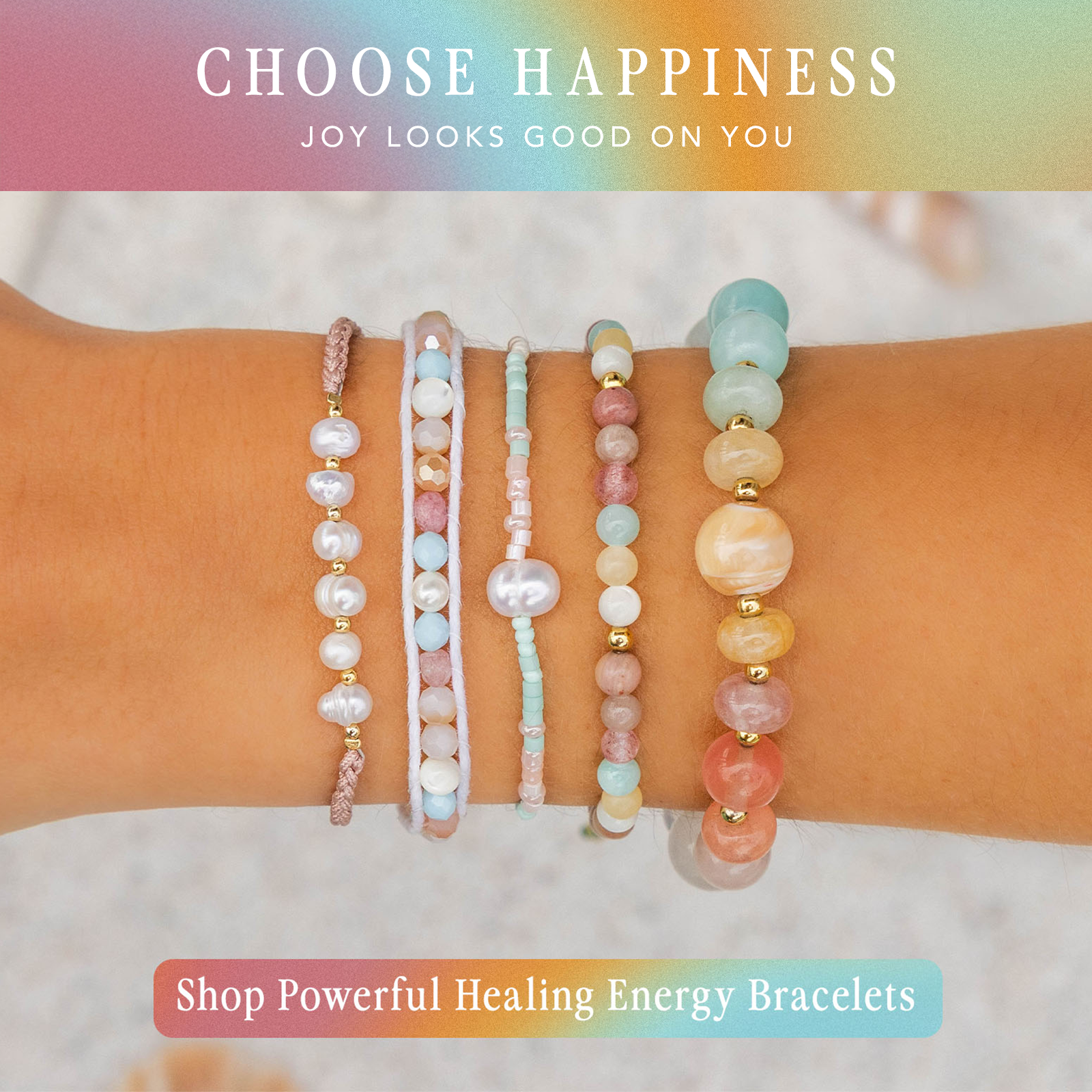 Lotus and Luna Facebook ad: Stones for every Style, Mood, and Intention
