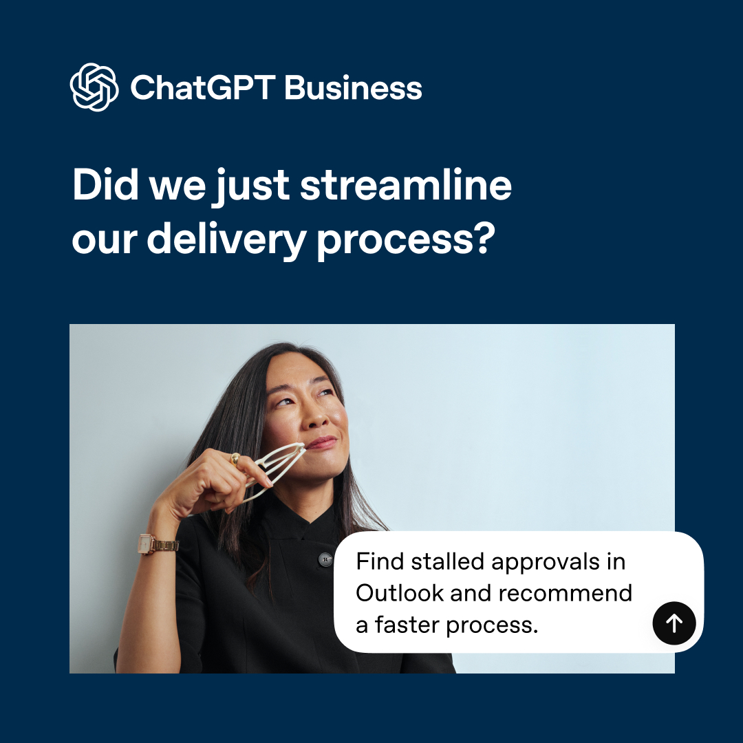 OpenAI Facebook ad: Try ChatGPT Business