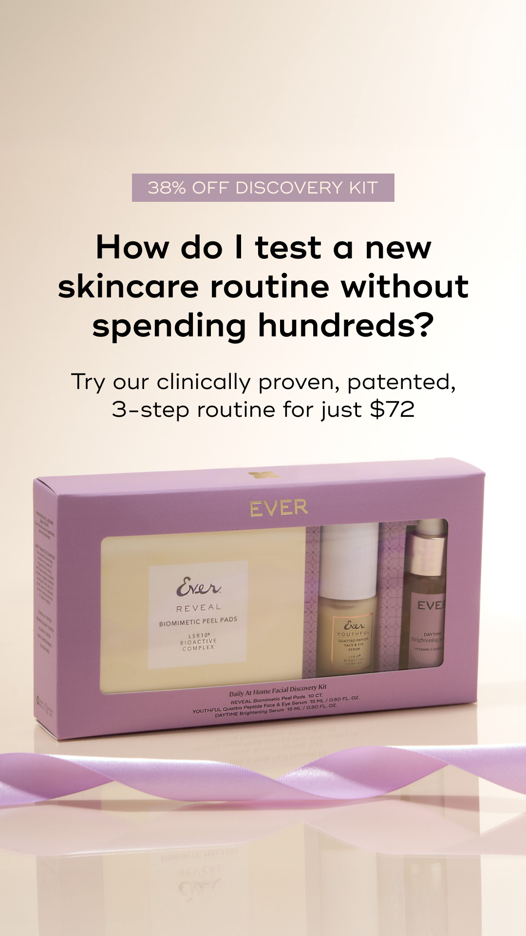 EVER Cleanical Skincare Facebook ad