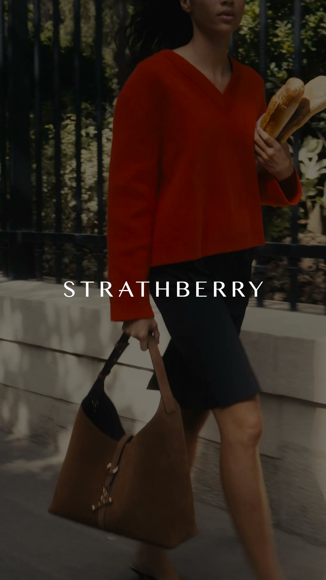 Strathberry Facebook ad from Aug 12, 2026