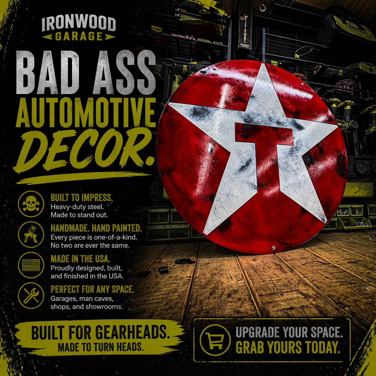 Ironwood Garage Facebook ad