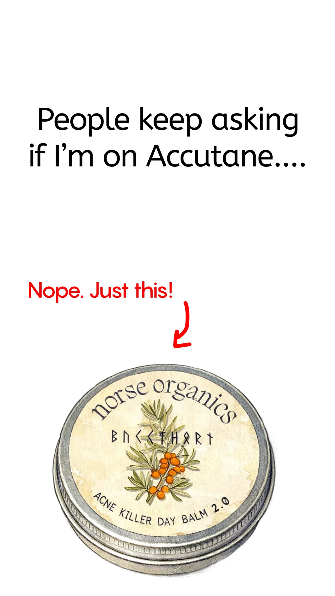 Norse Organics Facebook ad
