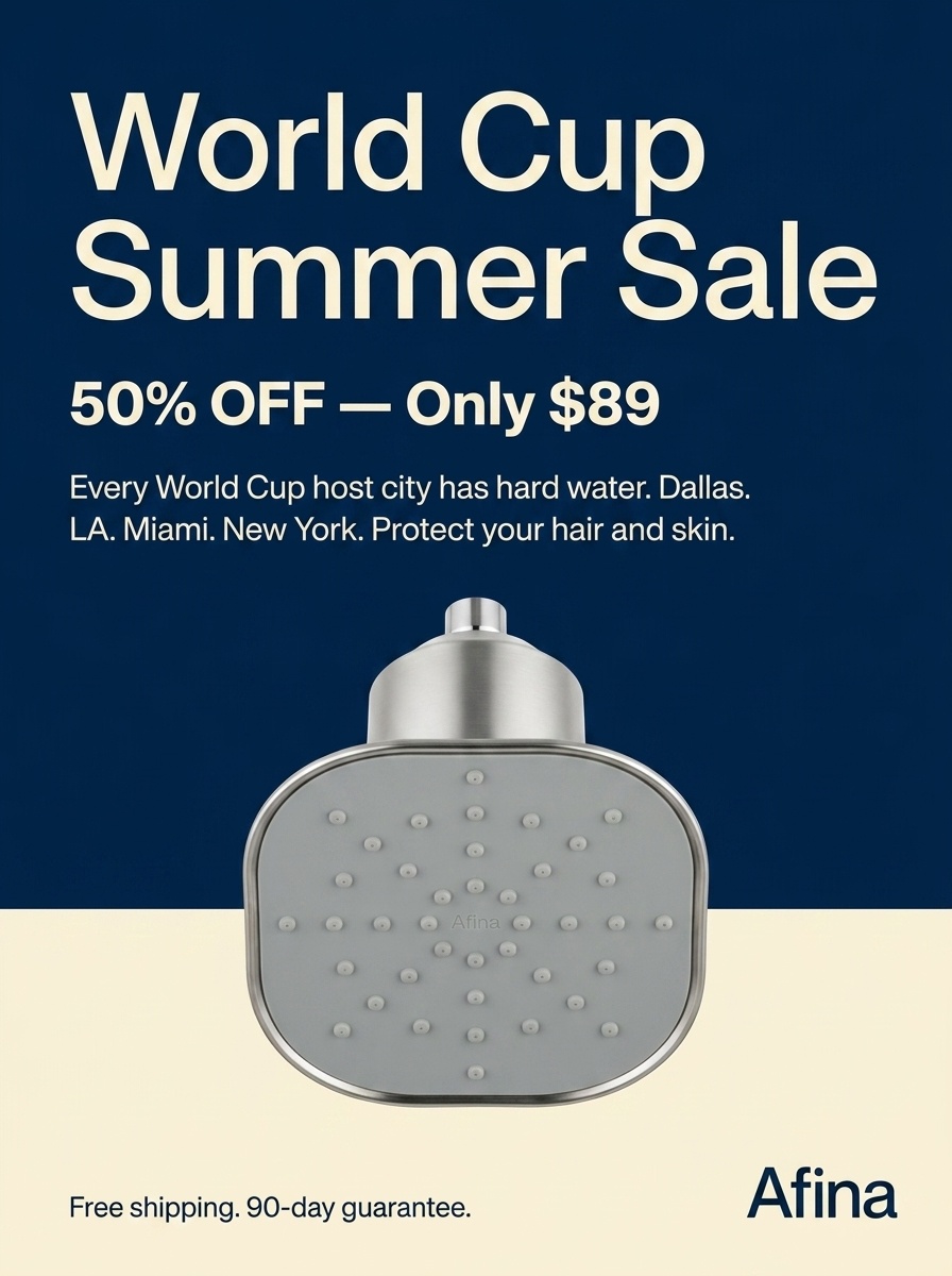 Showerlabs Facebook ad