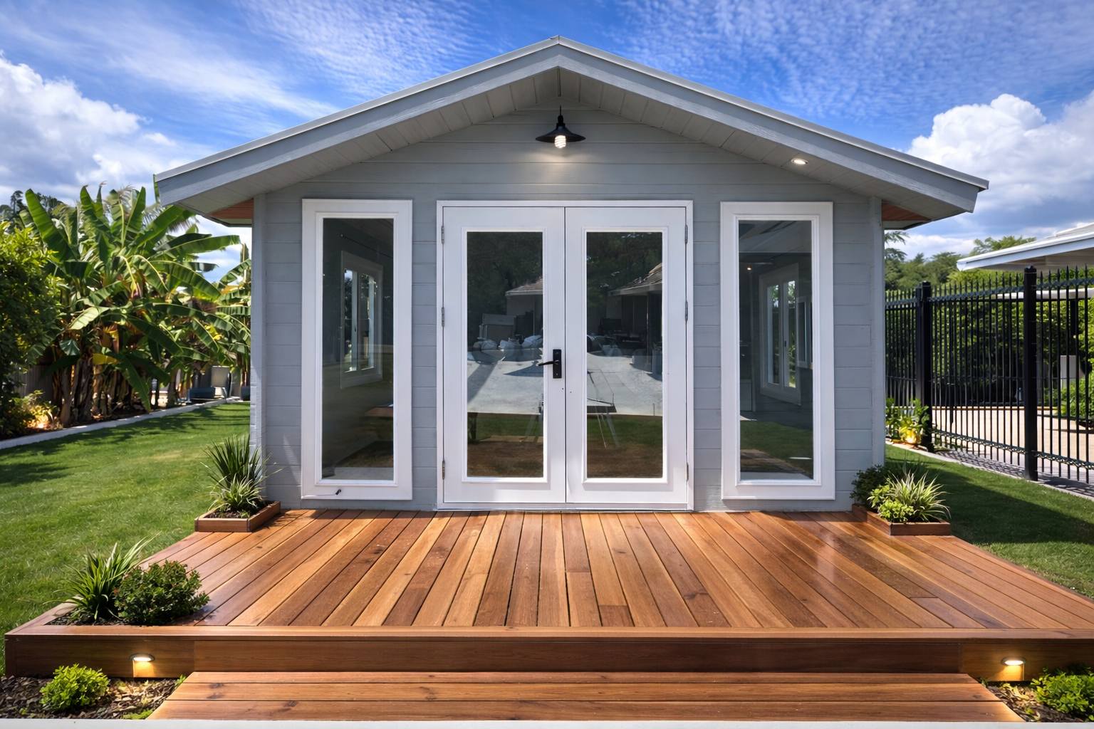 My Cozy Cabins AU Facebook ad: Transform your garden AND add value to your…