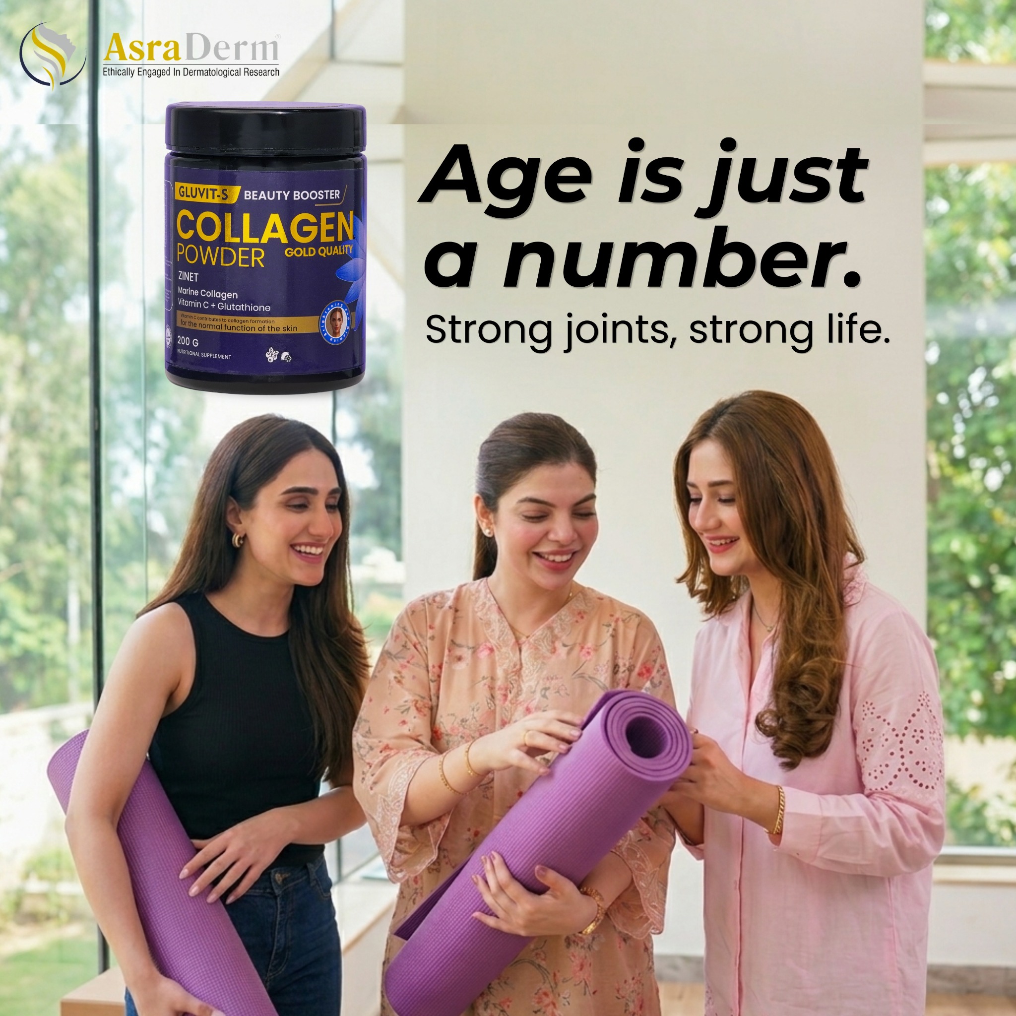 Asra Derm Official Facebook ad