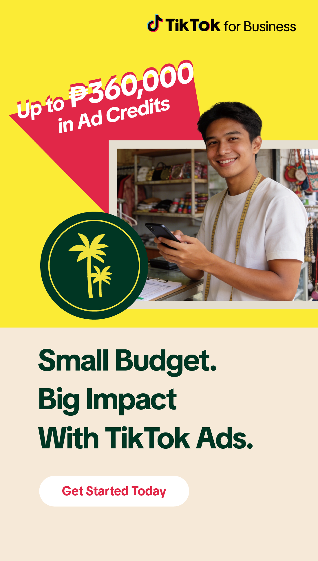 TikTok For Business Facebook ad