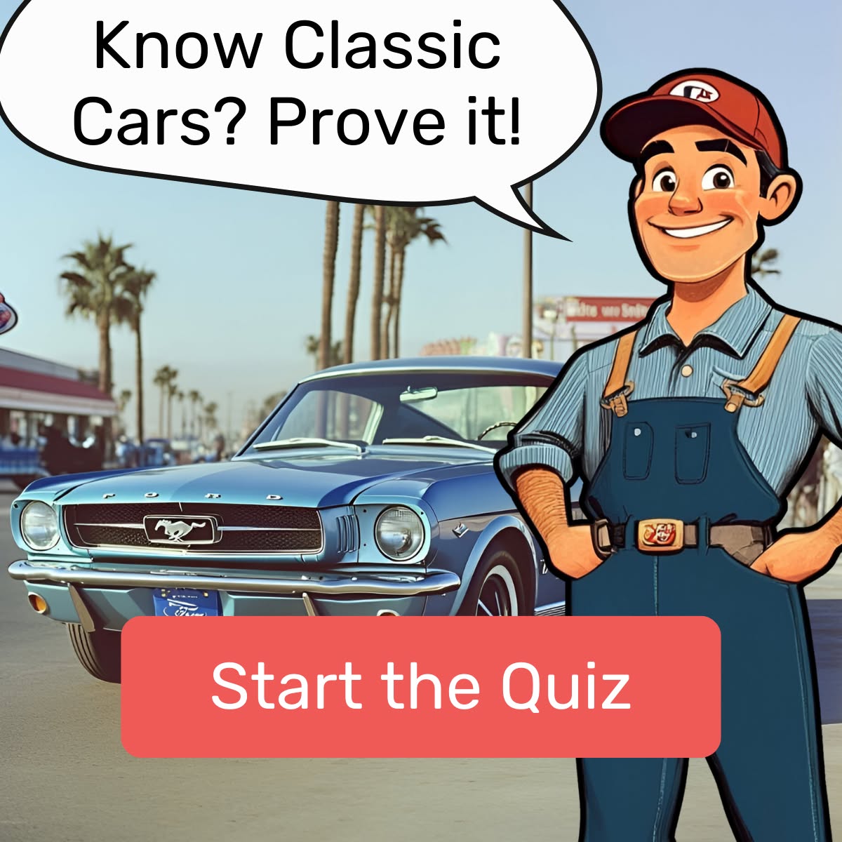 QuizGriz Cars Facebook ad