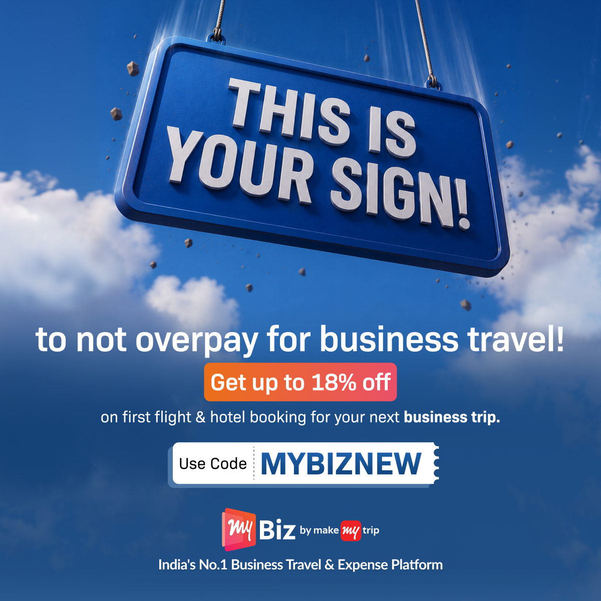 MakeMyTrip Facebook ad