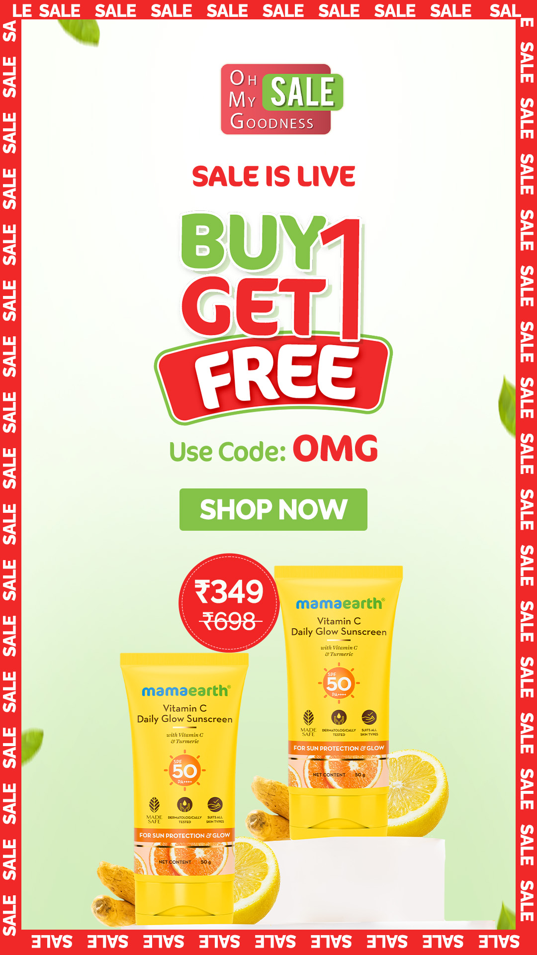 Mamaearth Facebook ad