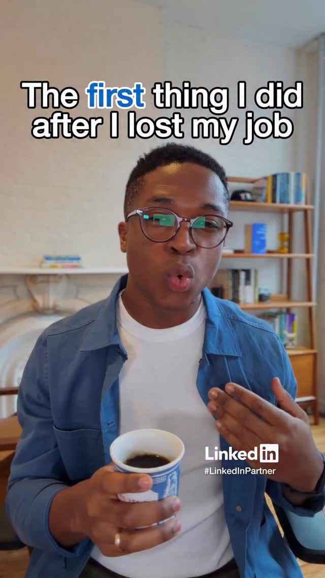 LinkedIn Facebook ad: Getting laid off felt like the end, but…
